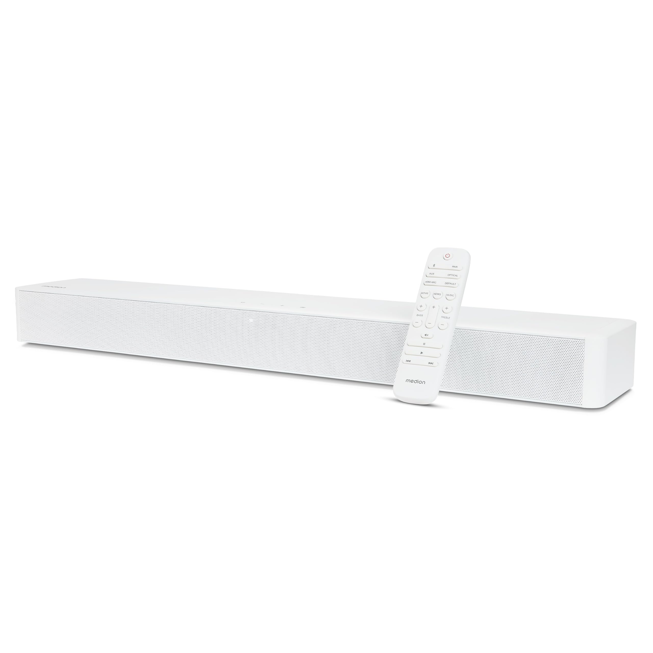 MEDION P61155 Soundbar Bluetooth 2.0 Bianca 60W