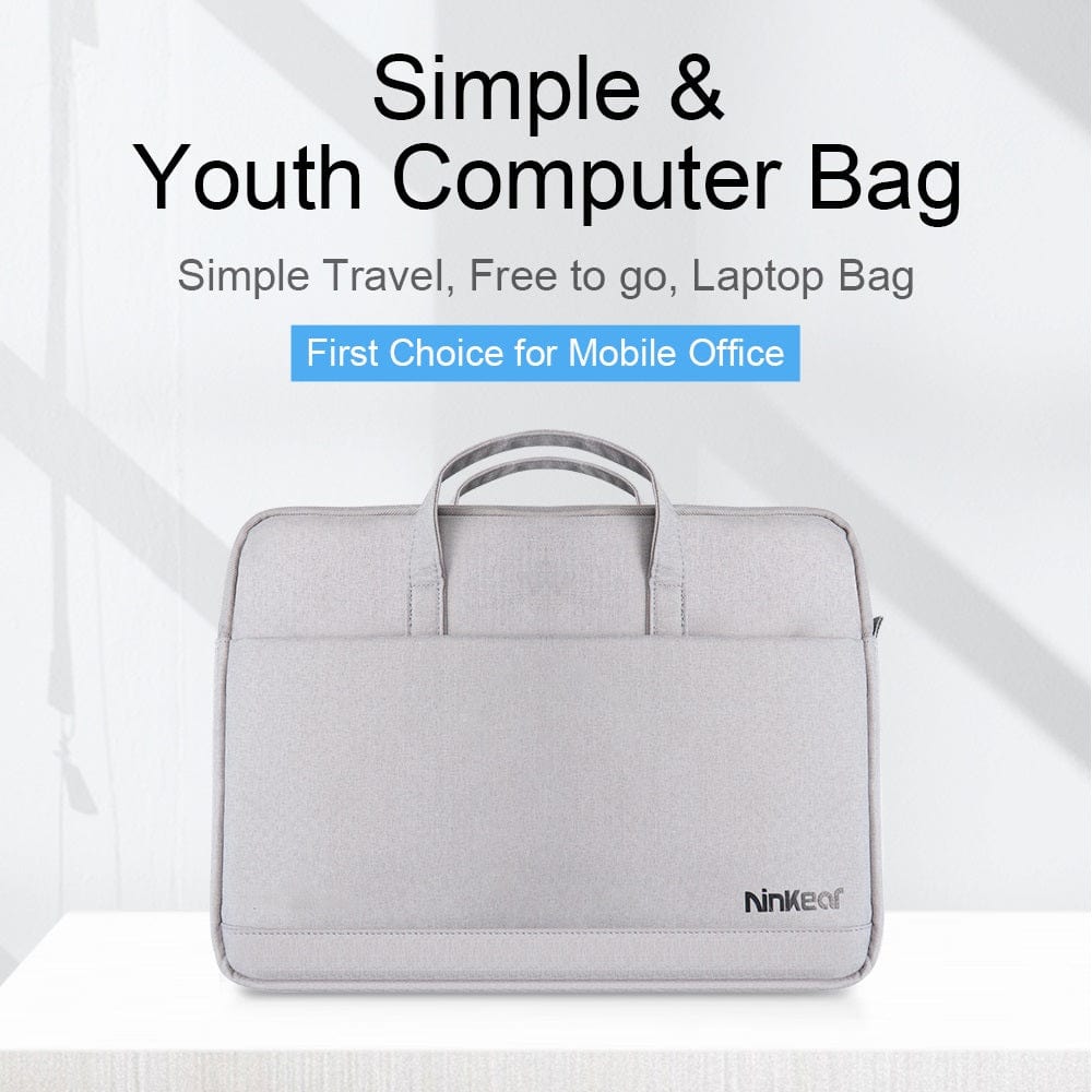 Ninkear Borsa Notebook 15.6 Pollici Grigia Impermeabile