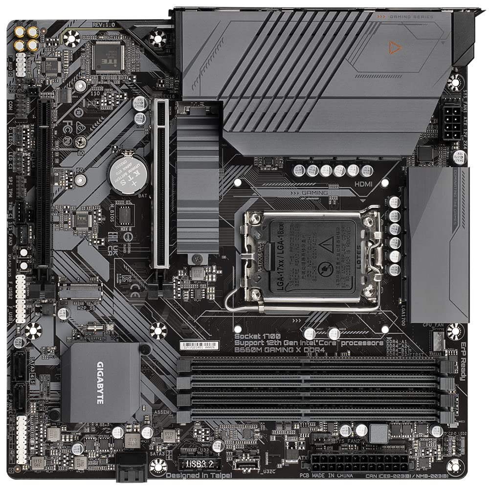 GIGABYTE B660M GAMING X DDR4 scheda madre LGA1700