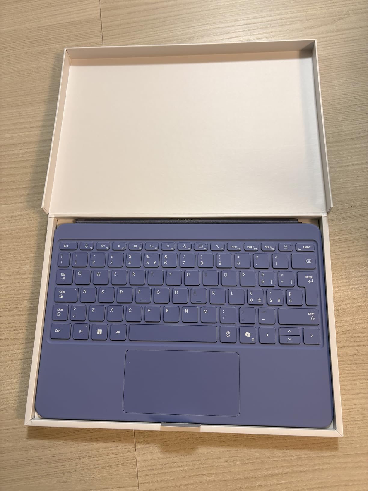 Microsoft Surface Pro 12'' tastiera viola retroilluminata