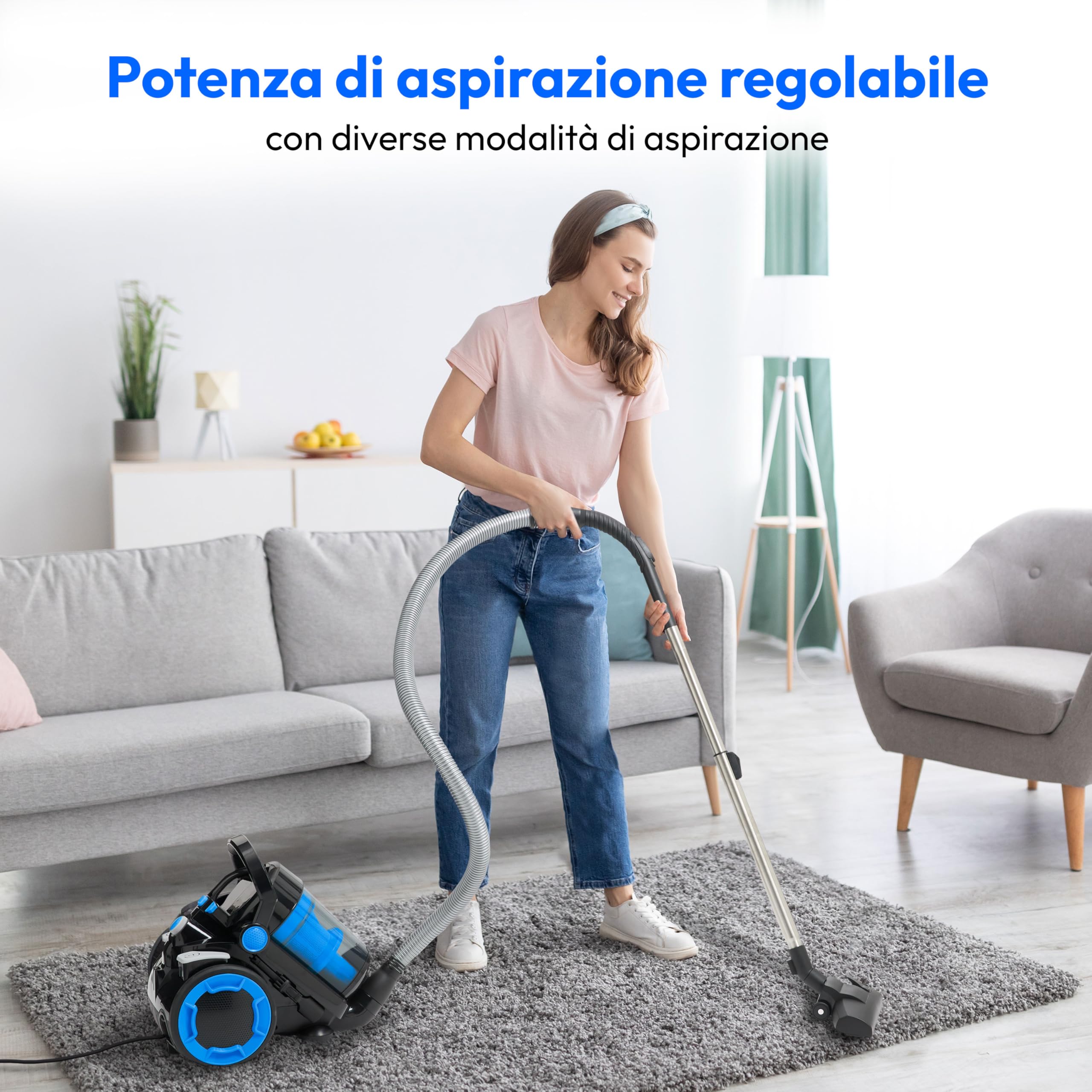 MEDION P4000 MD 11906 aspirapolvere ciclonico blu 4,3 L