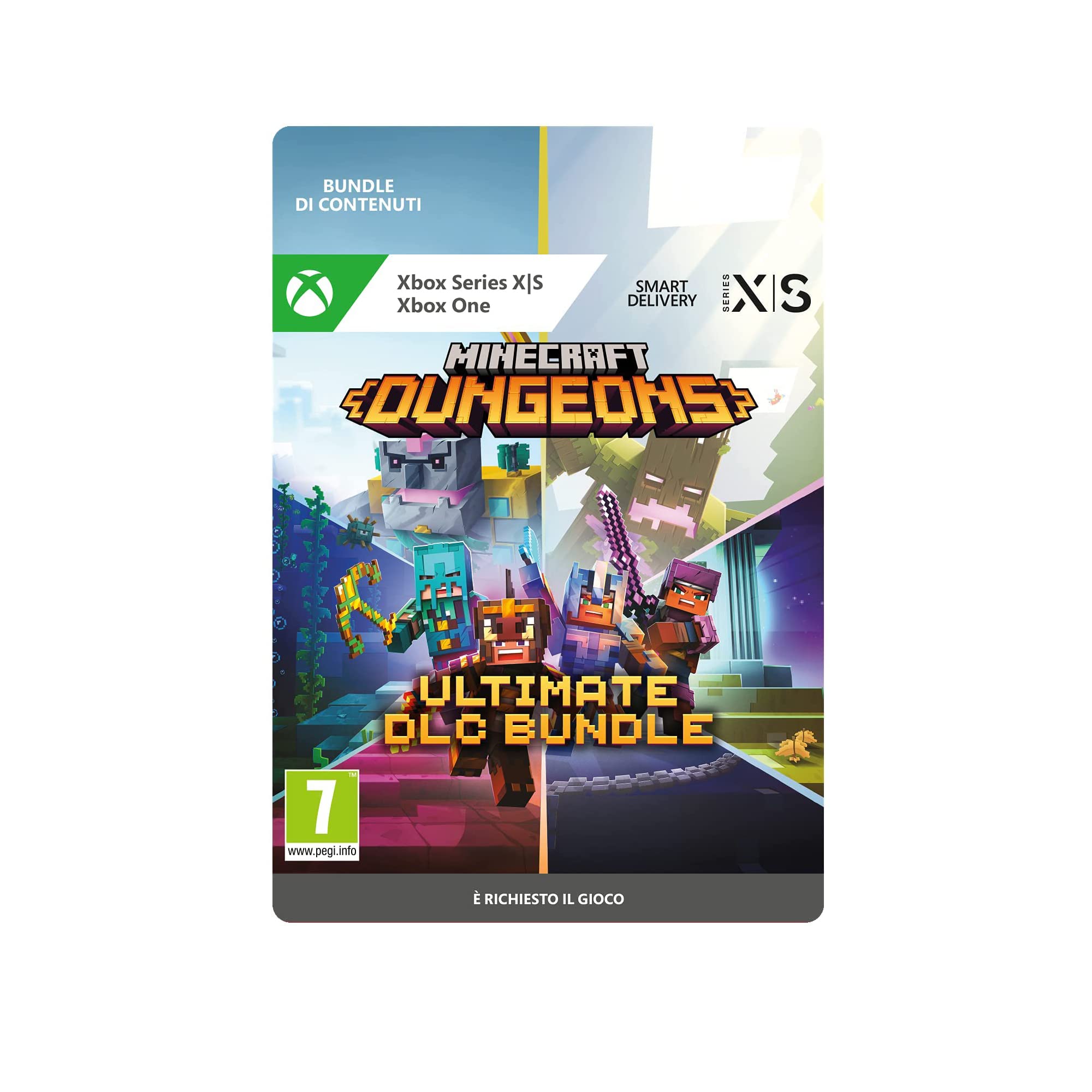Minecraft Dungeons Ultimate DLC Bundle gioco PC download 6 DLC
