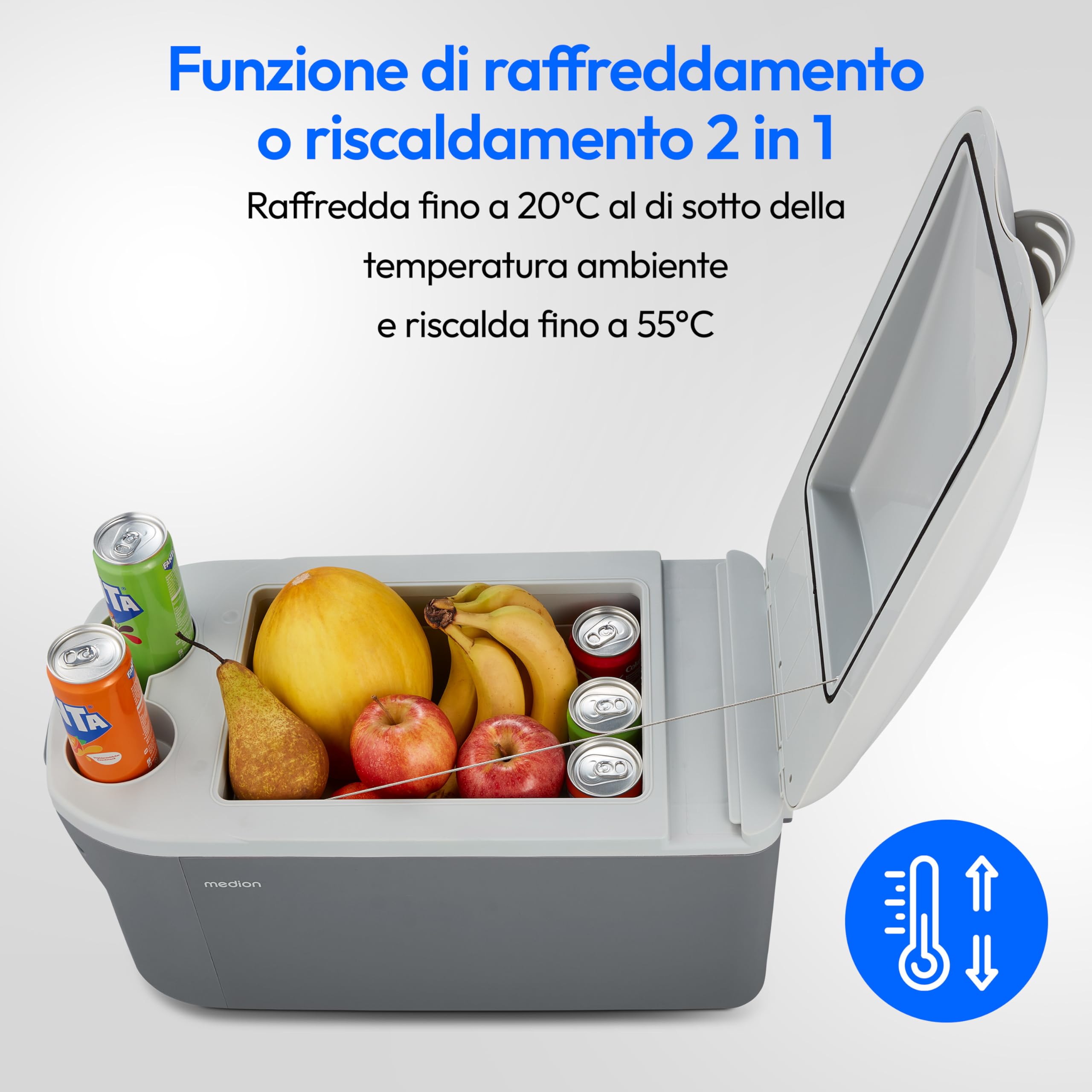 MEDION MD10735 Mini Frigo Portatile 16L Termoelettrico 12V