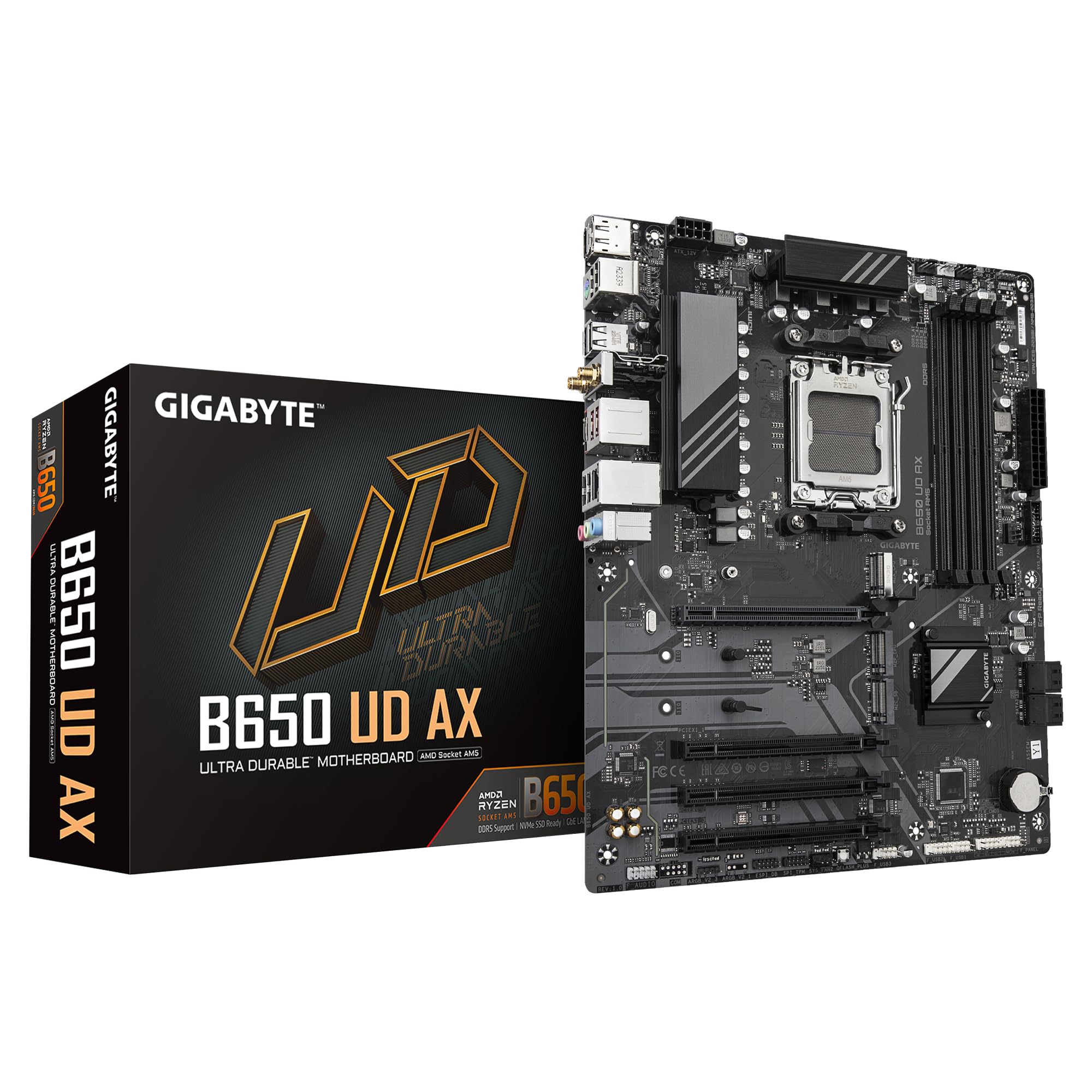 GIGABYTE B650 UD AX scheda madre AM5 Wi-Fi 6 DDR5