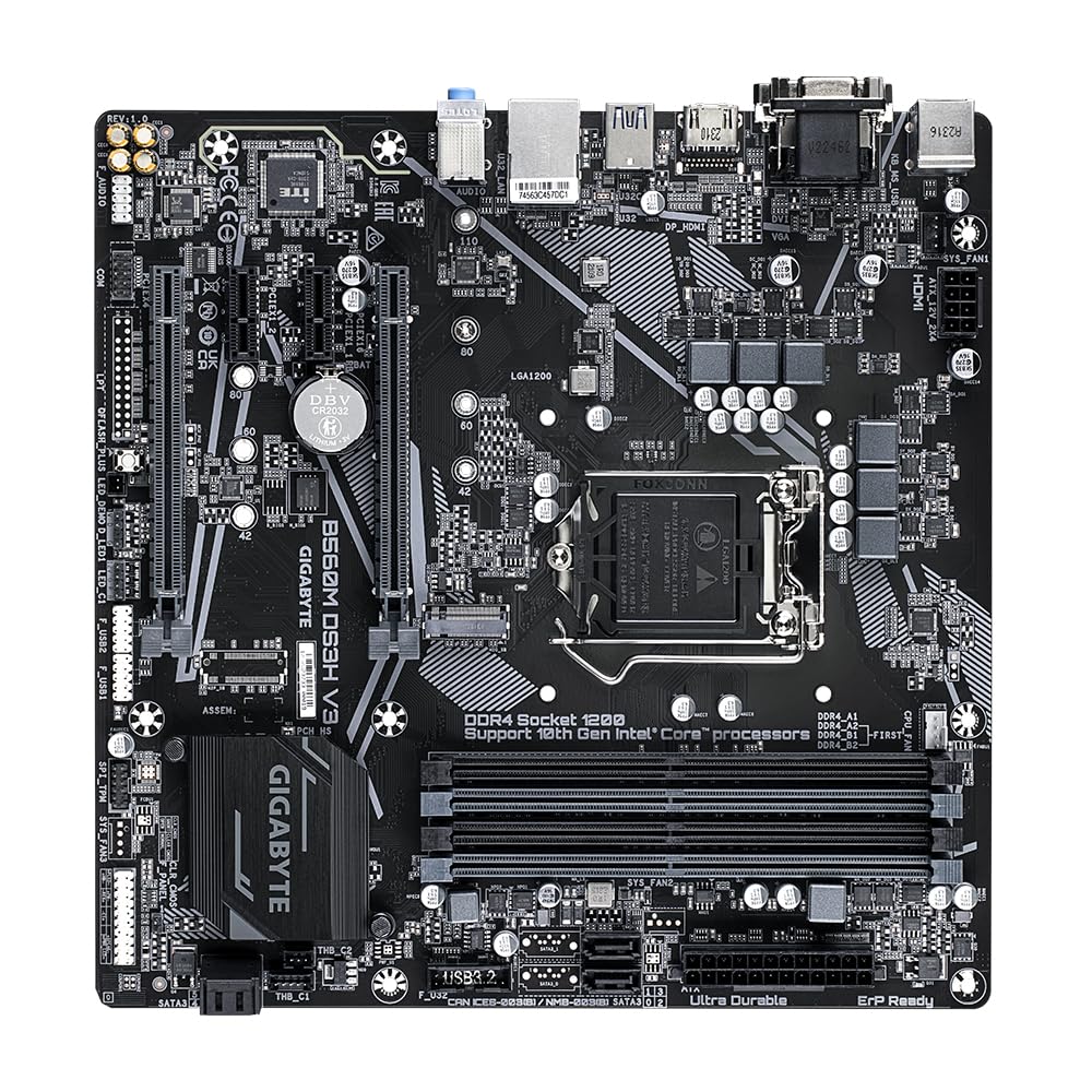 GIGABYTE B560M DS3H V3 scheda madre DDR4 LGA 1200