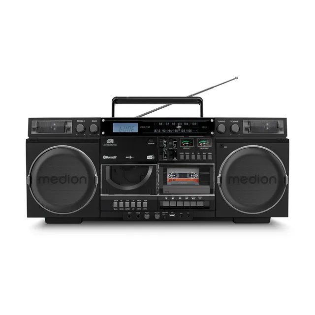 MEDION LIFE MD44538 P66538 registratore cassette nero
