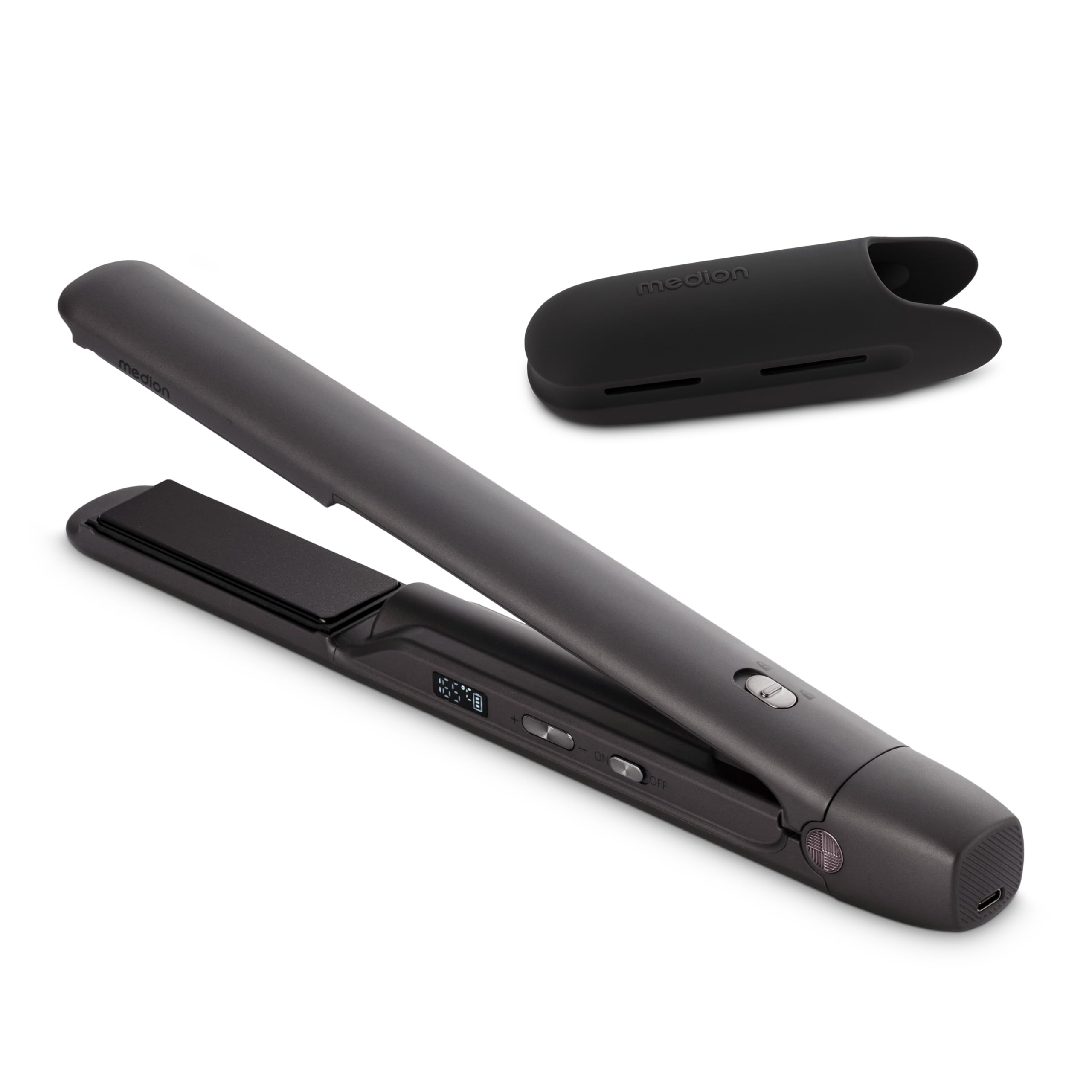MEDION LIFE HS2 Piastra Capelli Cordless Bianca Ceramica