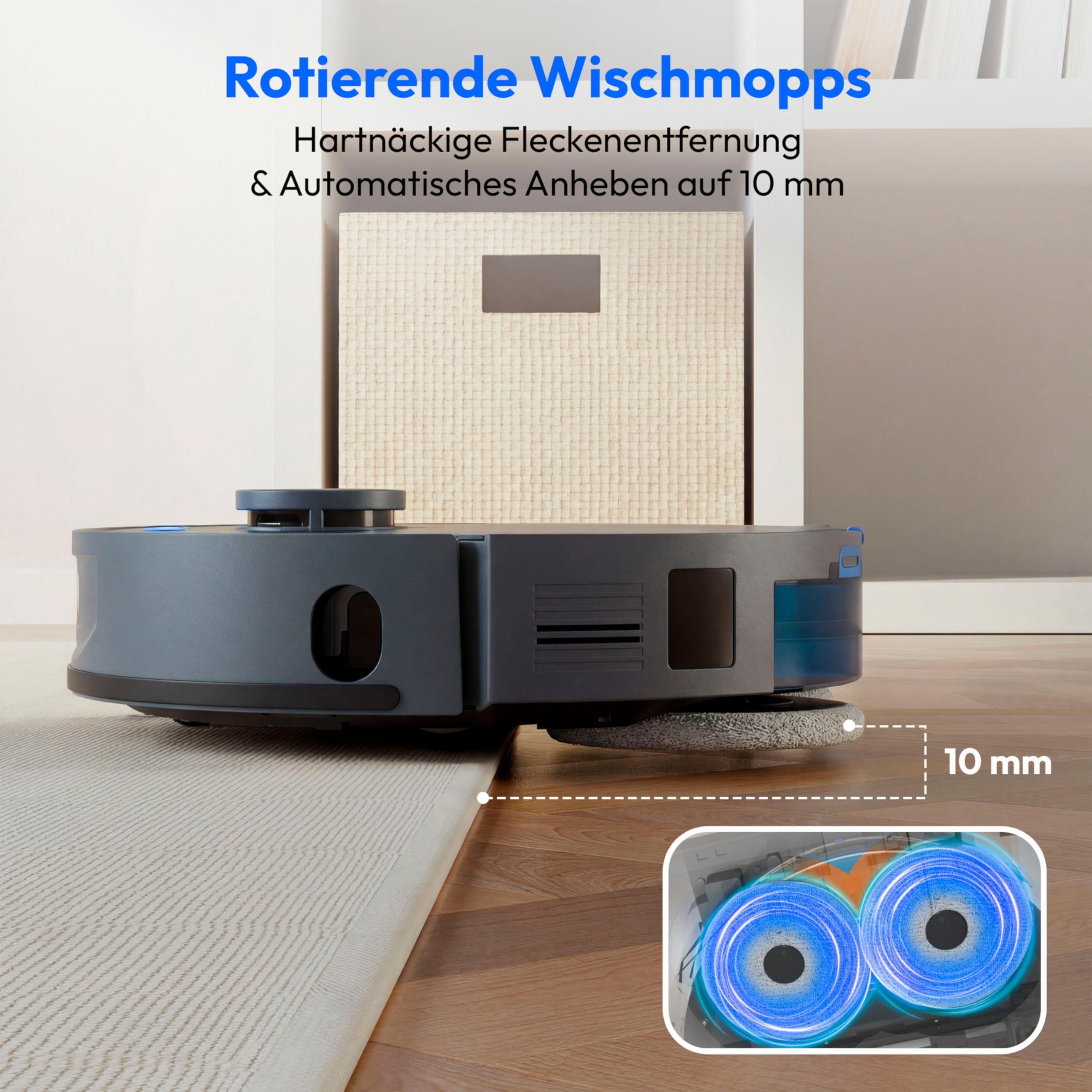 MEDION X55 SW+ Pro robot aspirapolvere 10000 Pa stazione 3in1
