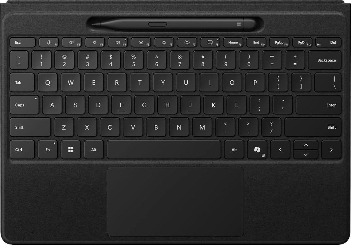 Microsoft Surface Pro Flex Keyboard tastiera con Slim Pen nera