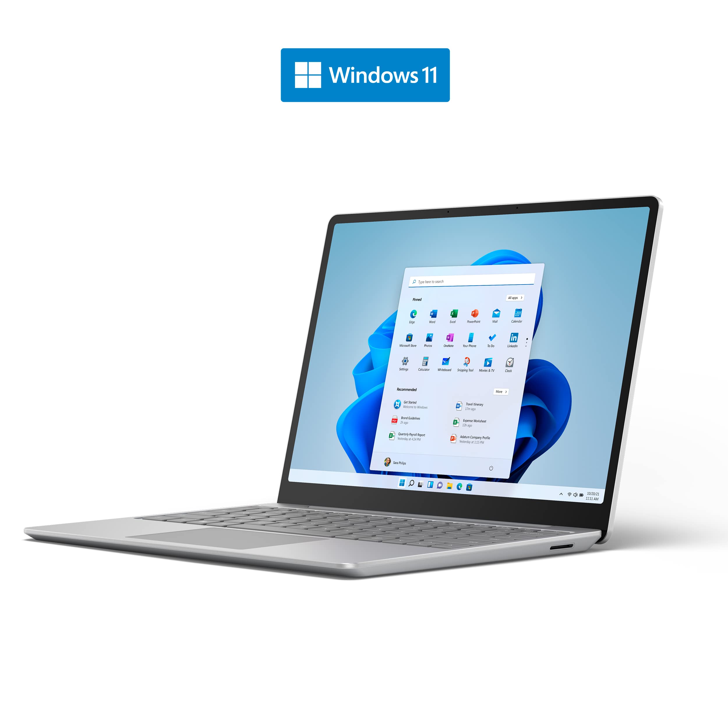 Microsoft Surface Laptop Go 2 notebook 12,4" i5 8GB 256GB Platino