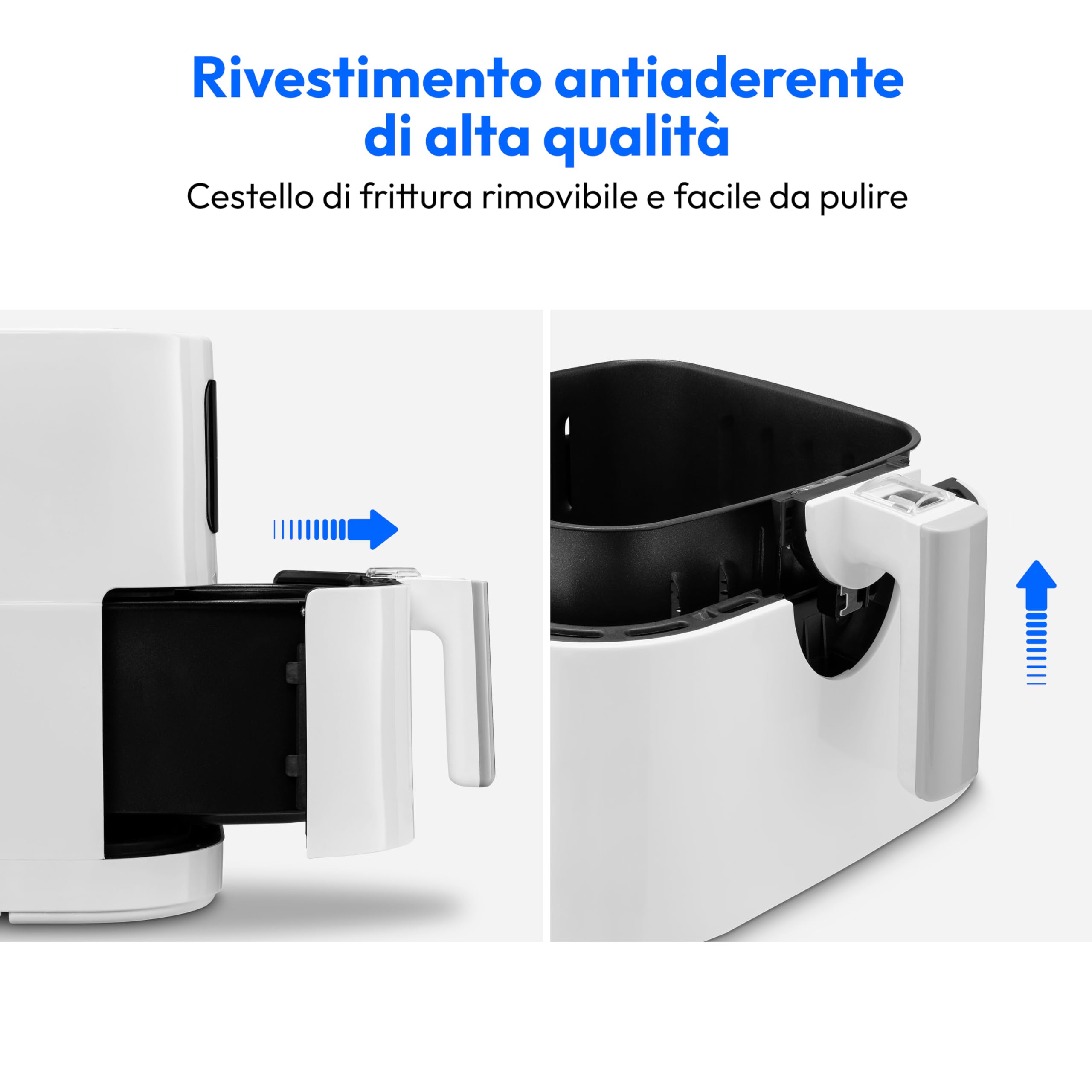 MEDION E40 XL friggitrice ad aria bianca 5,2L 2150W