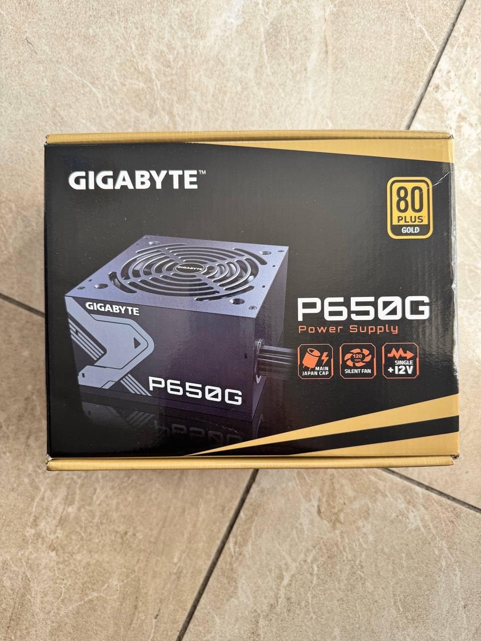 Gigabyte P650G 650W alimentatore modulare 80 Plus Gold