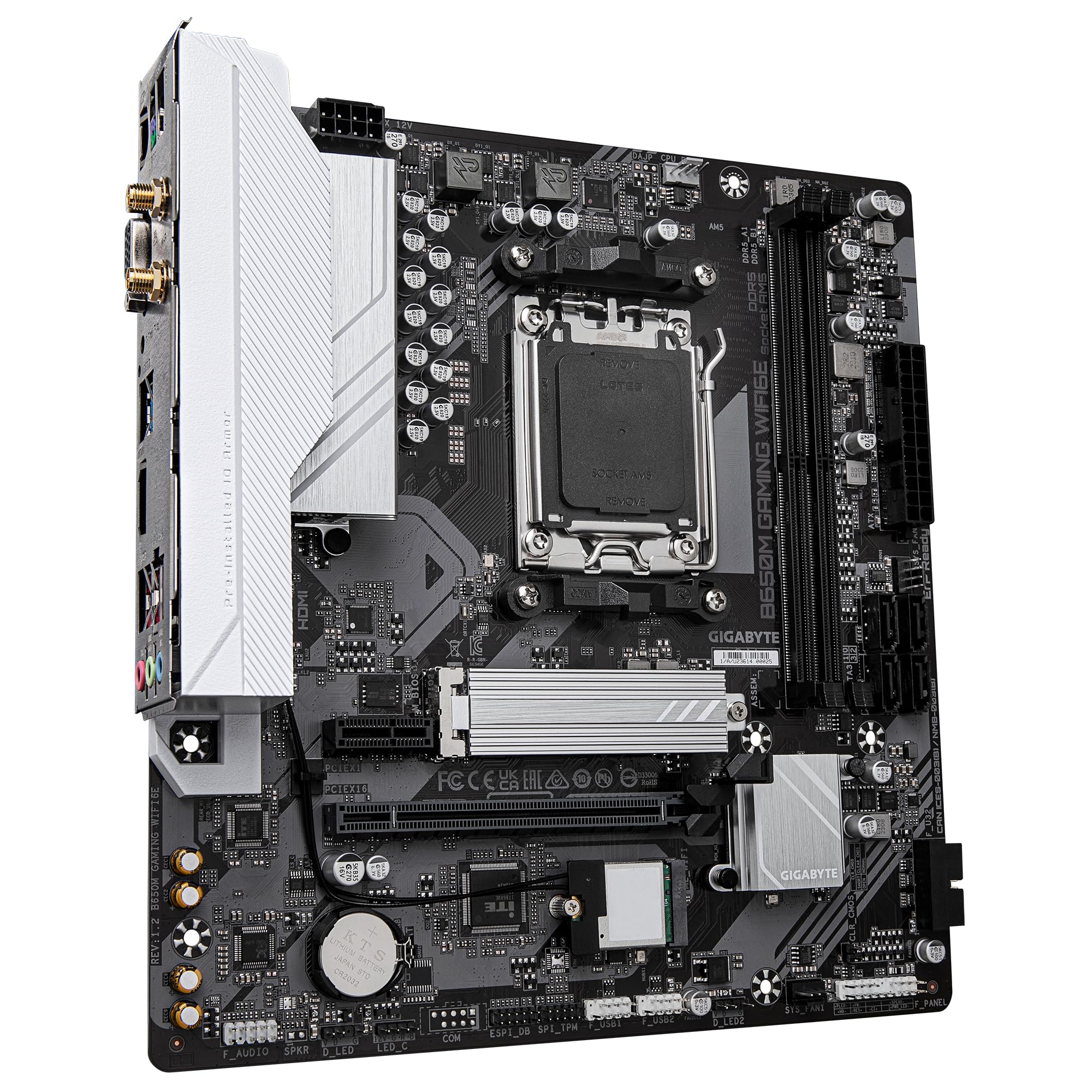 Gigabyte B650M GAMING WIFI6E scheda madre AM5 DDR5 Wi-Fi 6E