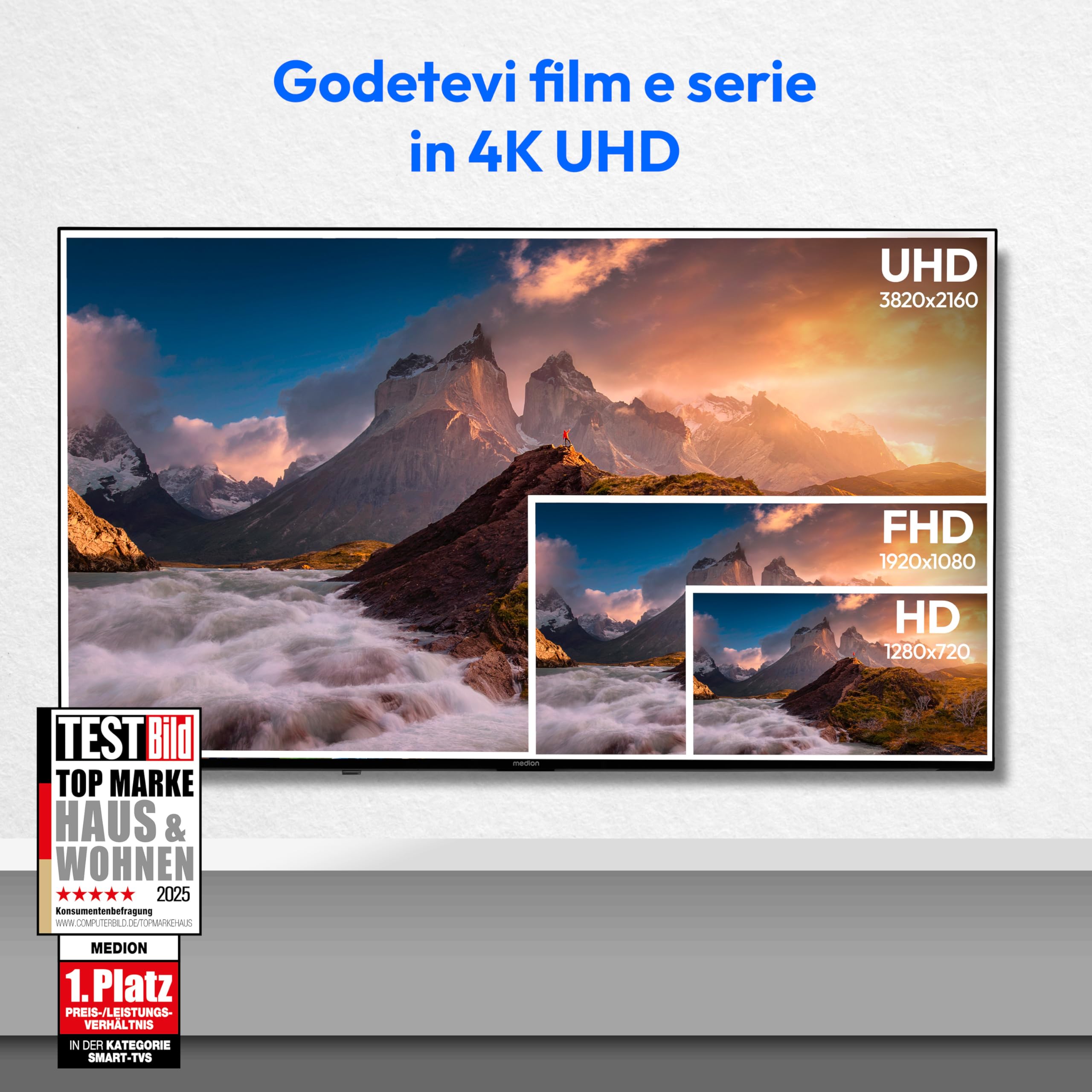 MEDION MD 850800 smart TV 50" QLED 4K Fire TV