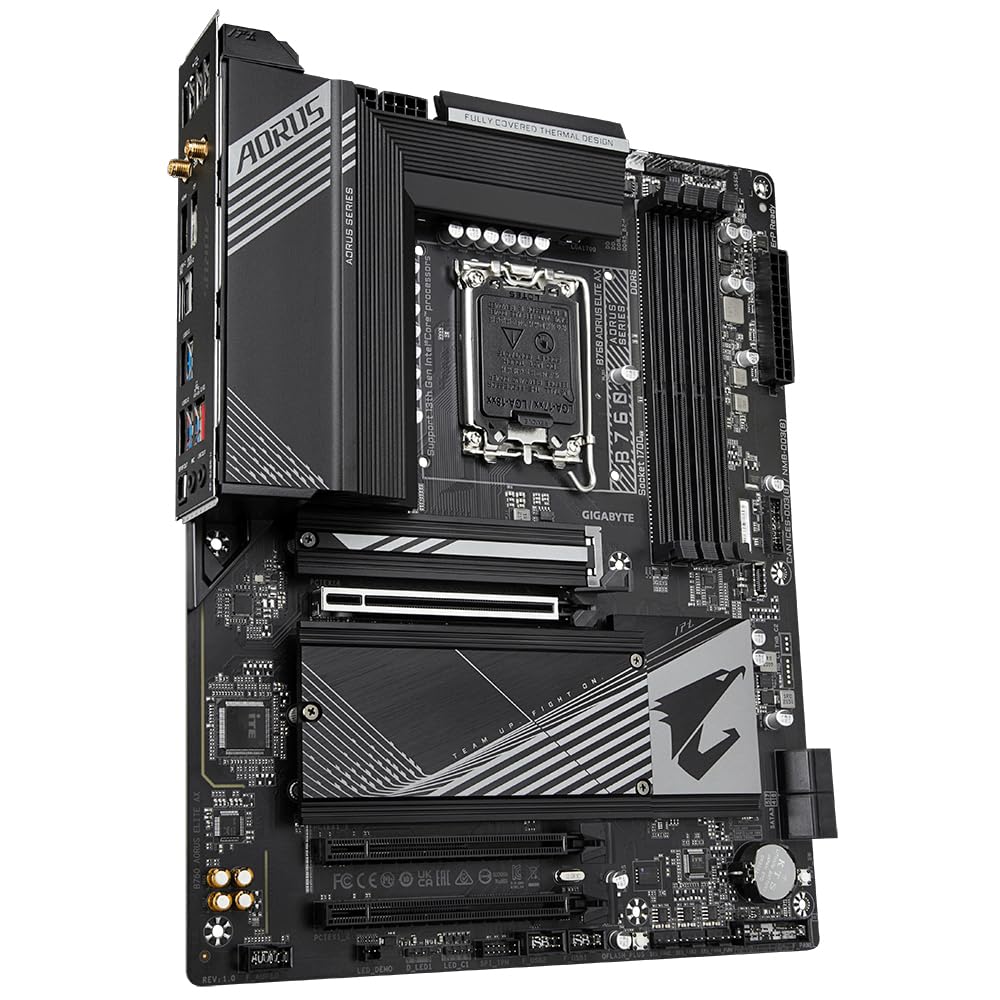 GIGABYTE B760 AORUS ELITE AX scheda madre DDR5 Wi-Fi 6E