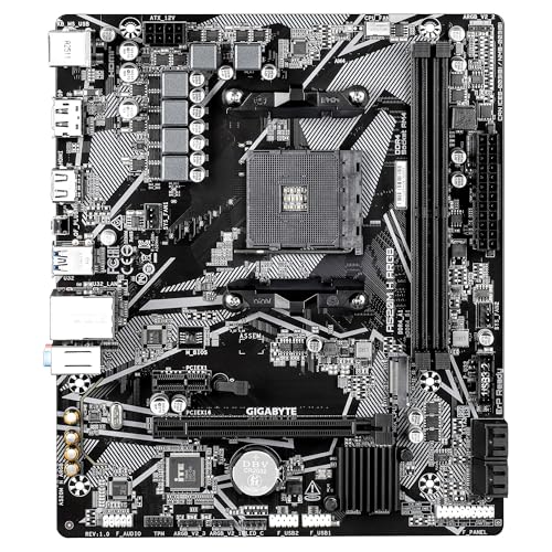 GIGABYTE A520M H ARGB scheda madre AM4 DDR4