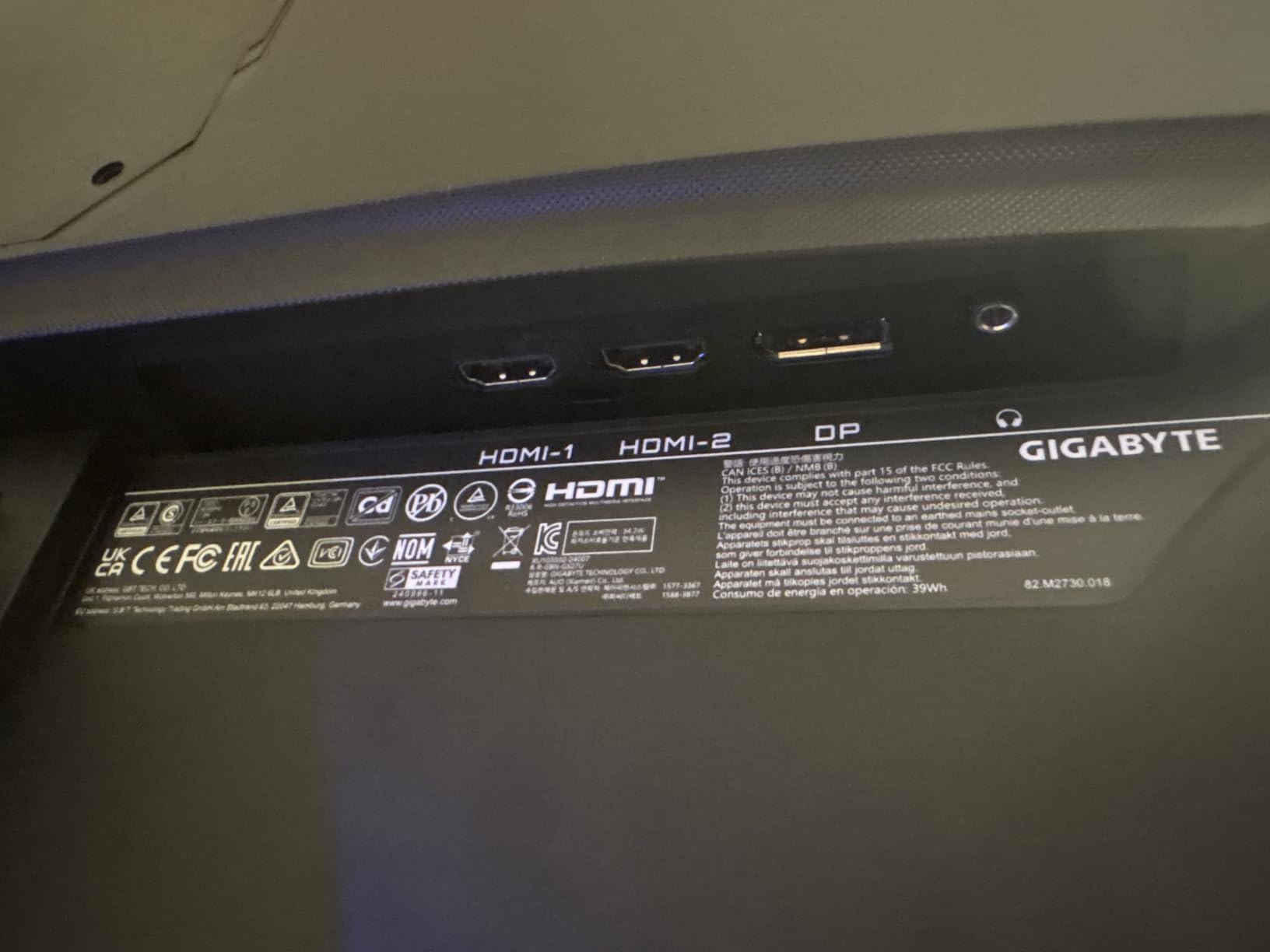 Gigabyte GS27U monitor gaming 27" 4K IPS 160Hz HDR400