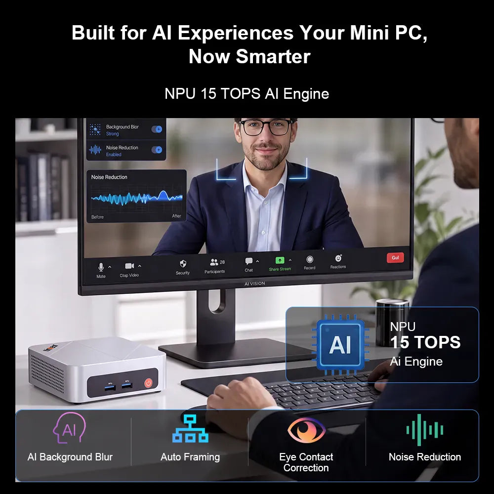 Ninkear MBOX18 Mini PC Core 3 304 12GB 512GB