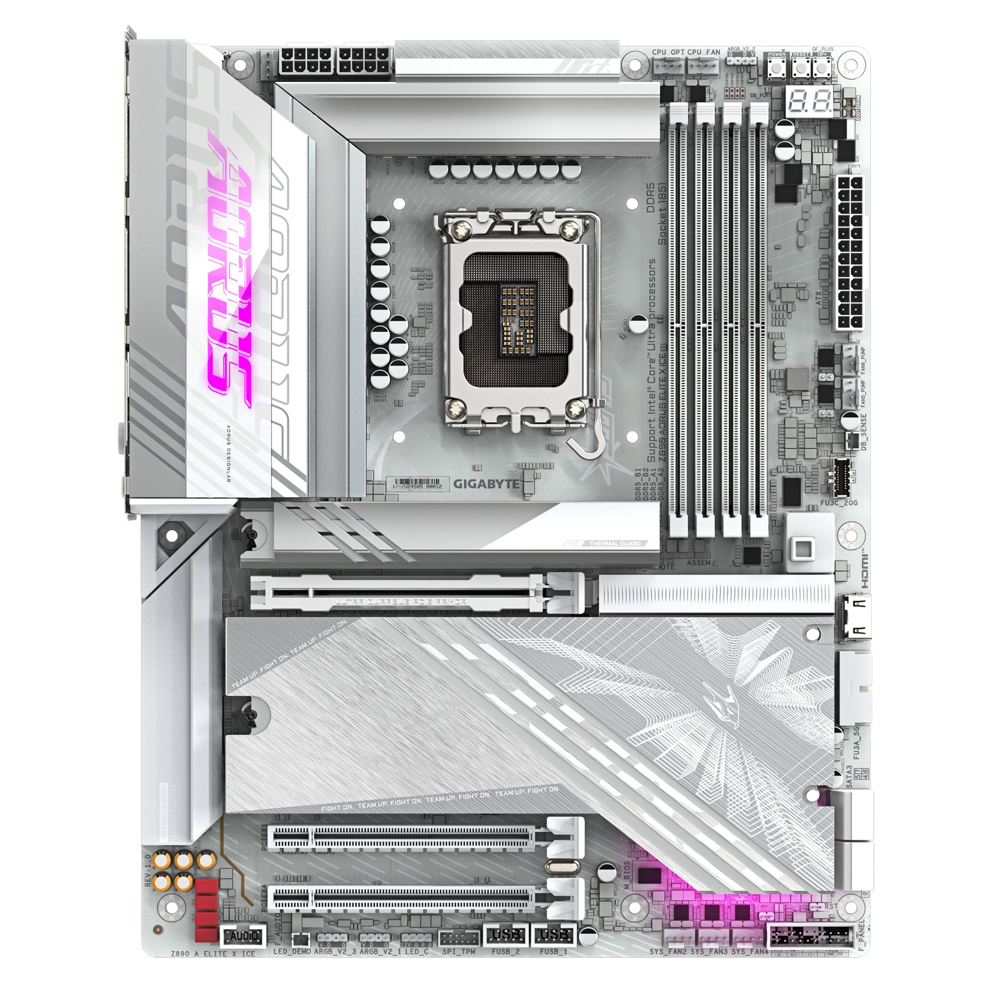 GIGABYTE Z890 AORUS ELITE X ICE scheda madre DDR5 bianca