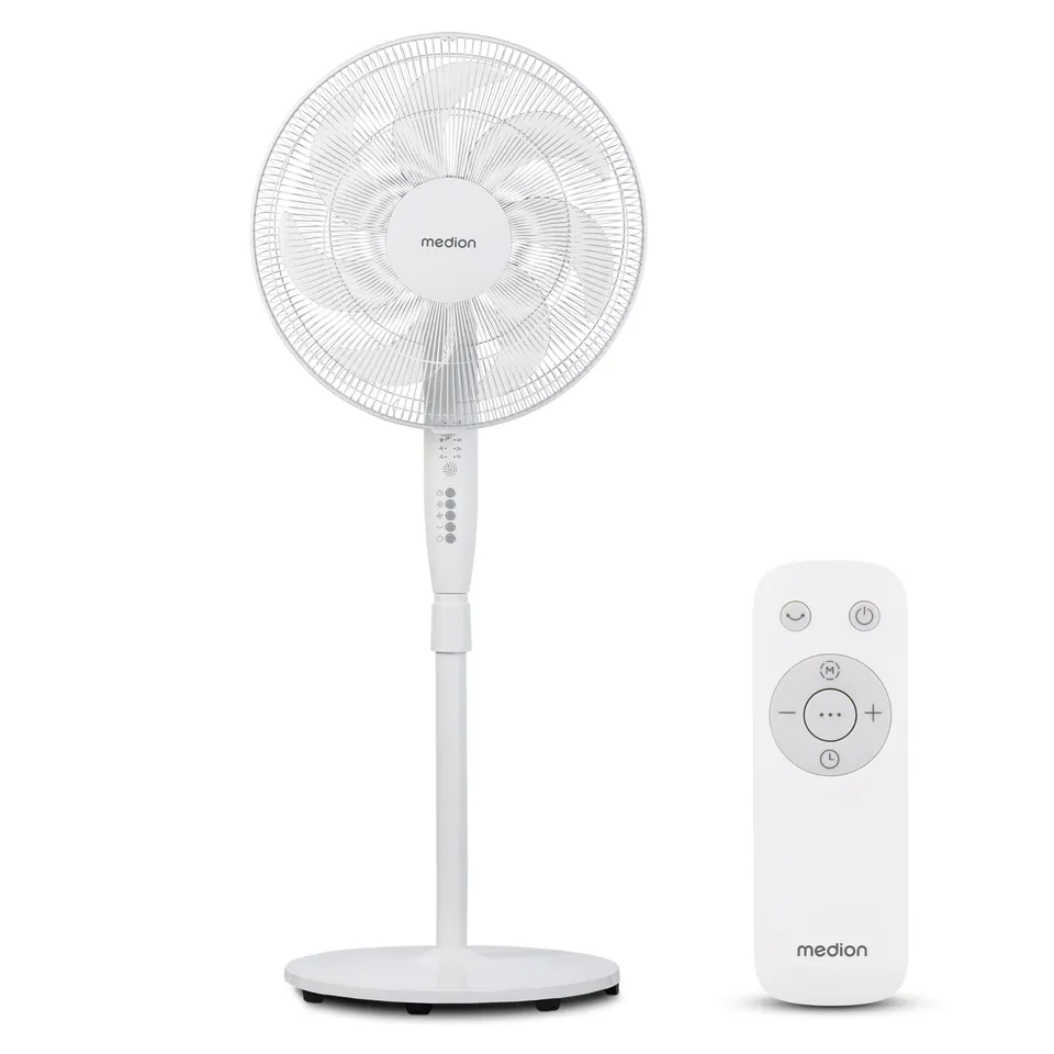 MEDION P21 SF ventilatore a piantana nero 130 cm telecomando