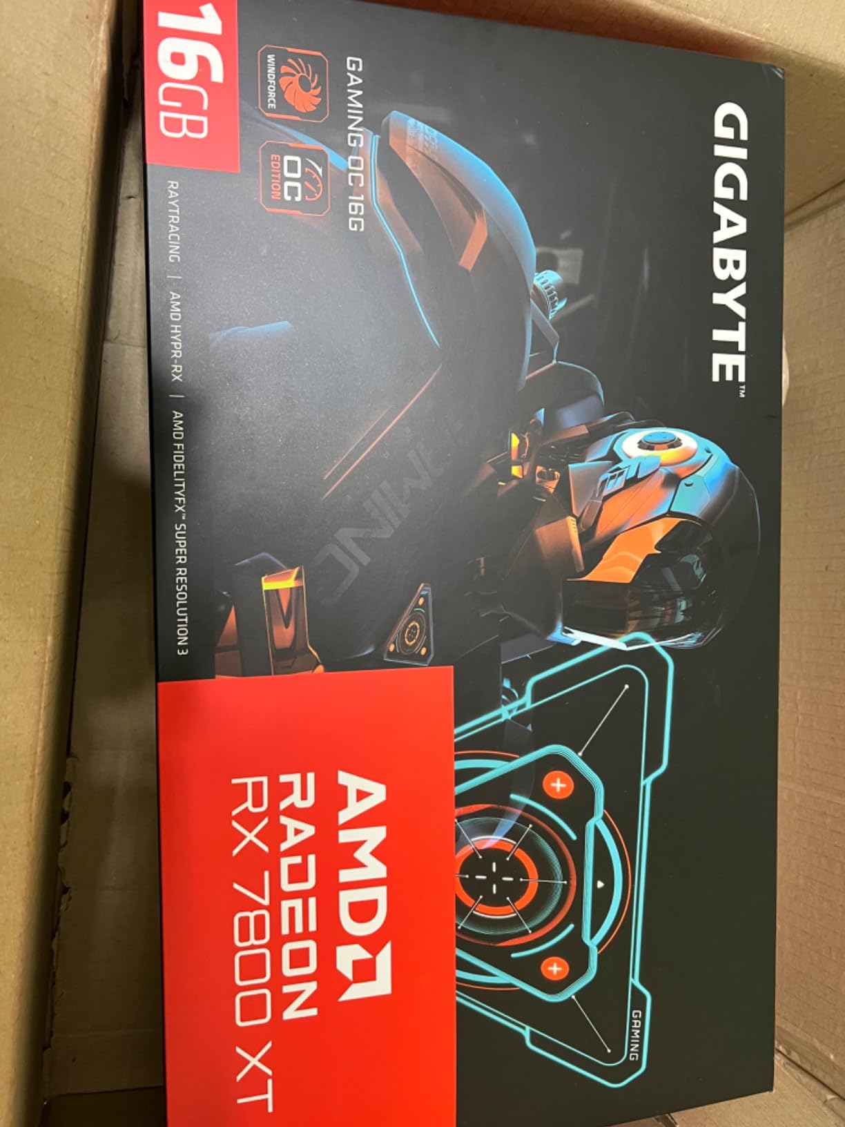 Gigabyte Gaming OC RX 7800 XT scheda video 16GB GDDR6