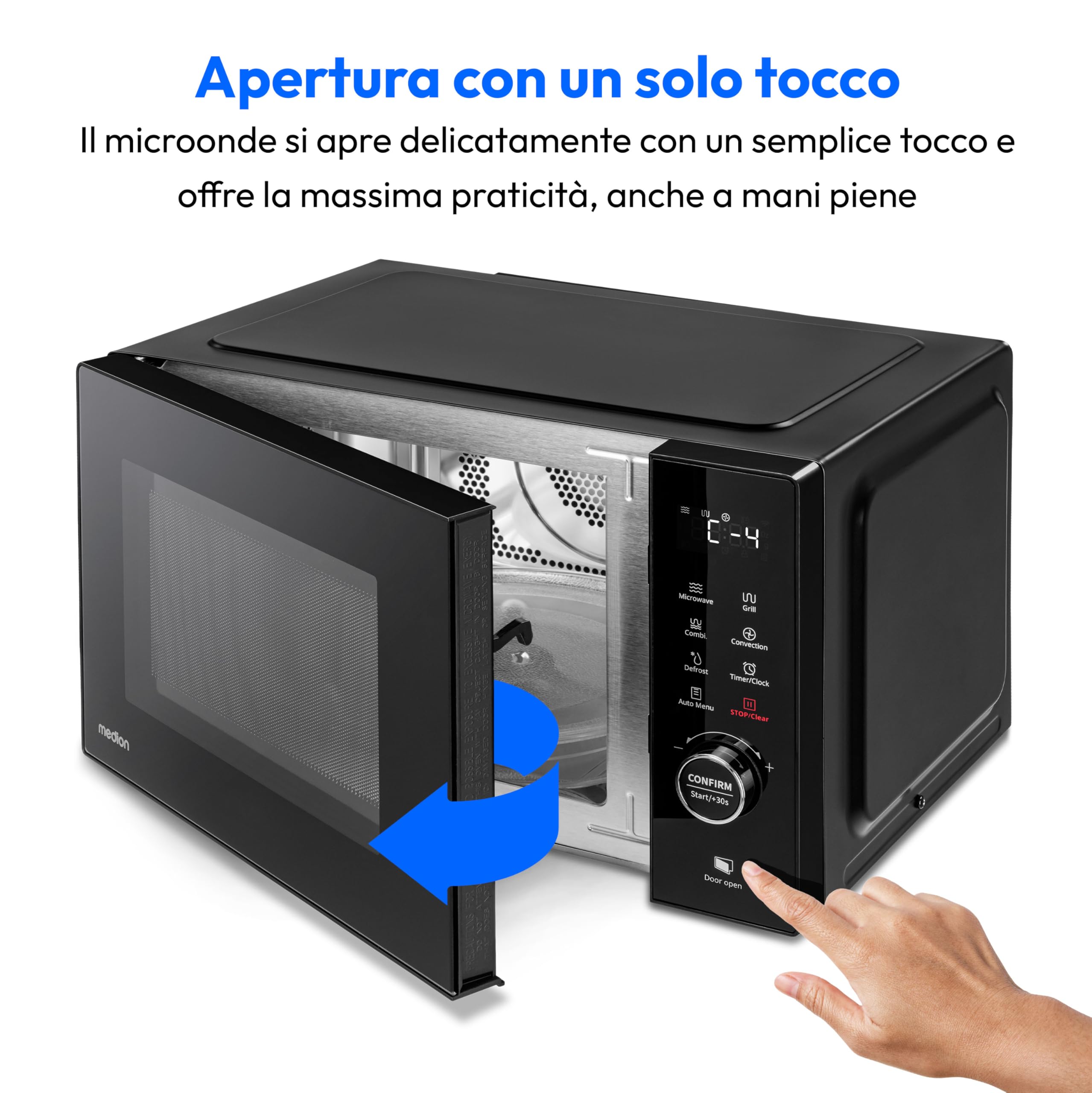 MEDION MD12031 microonde con grill 23 litri nero 900W