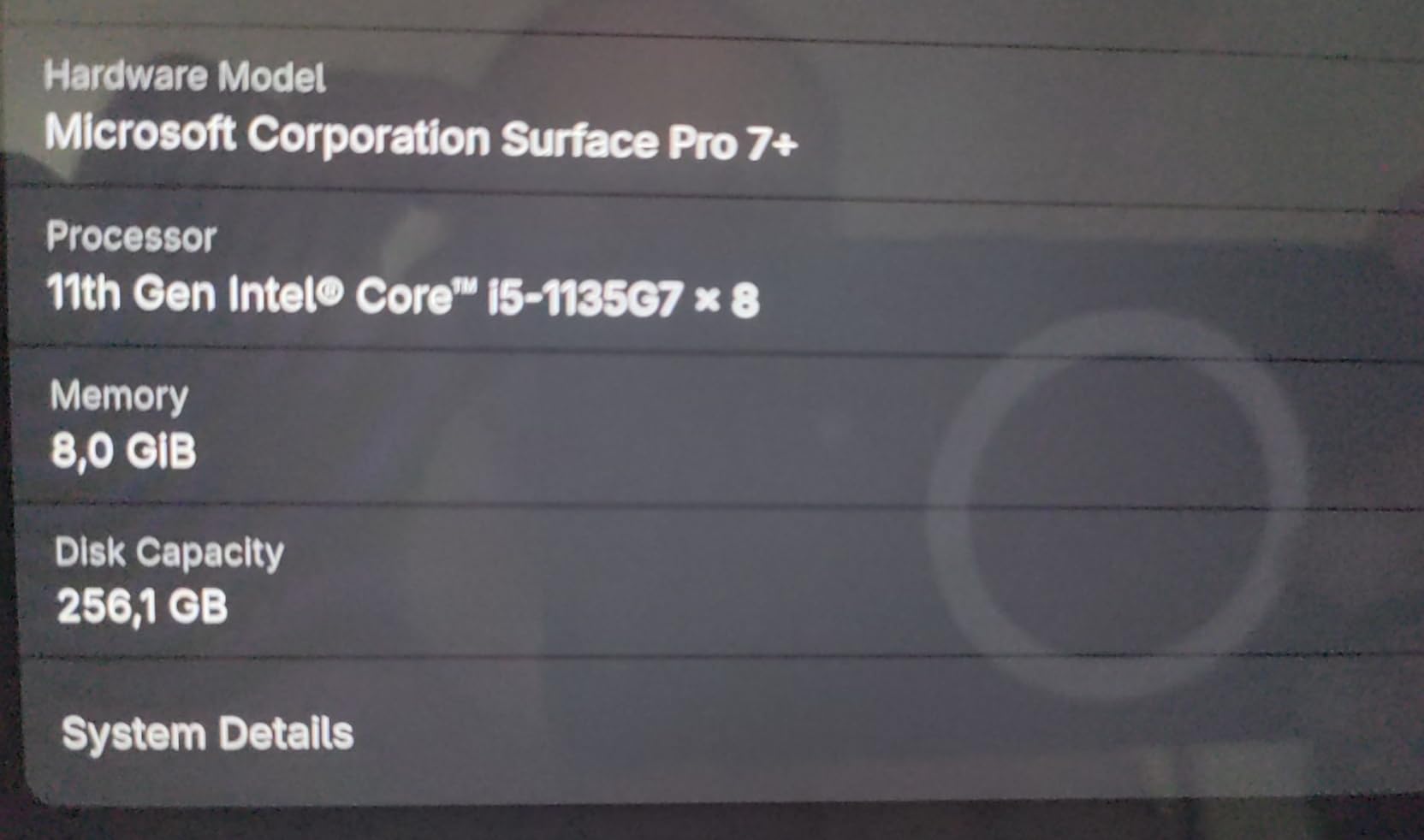 Microsoft Surface Pro 7+ LTE tablet 12,3" platino ricond.