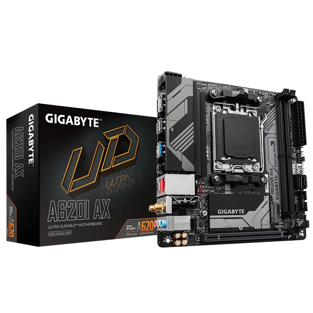 GIGABYTE A620I AX scheda madre Mini-ITX AM5 WiFi 6E