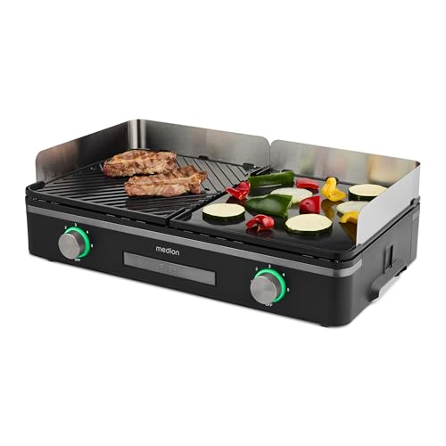 MEDION LIFE MD12027 griglia da tavolo doppia zona 2400W