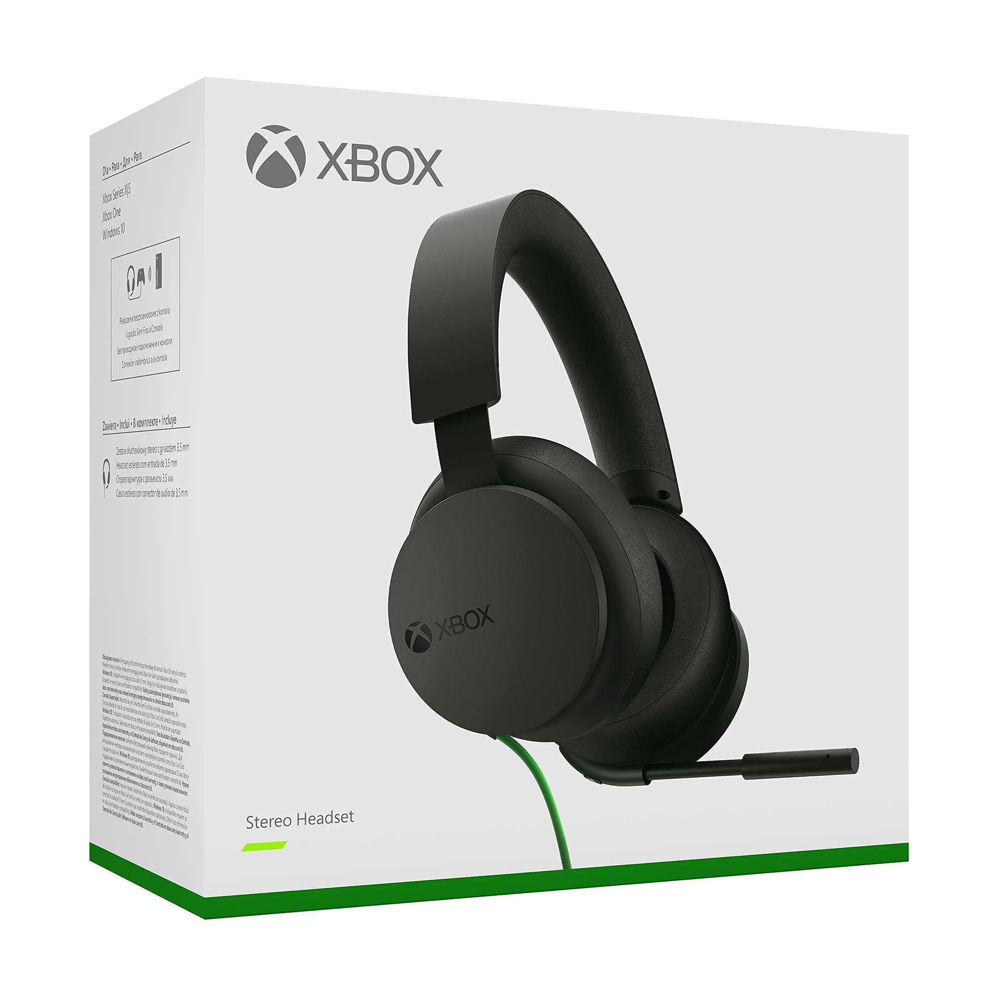 Xbox Stereo Headset cuffie cablate con microfono jack 3,5 mm