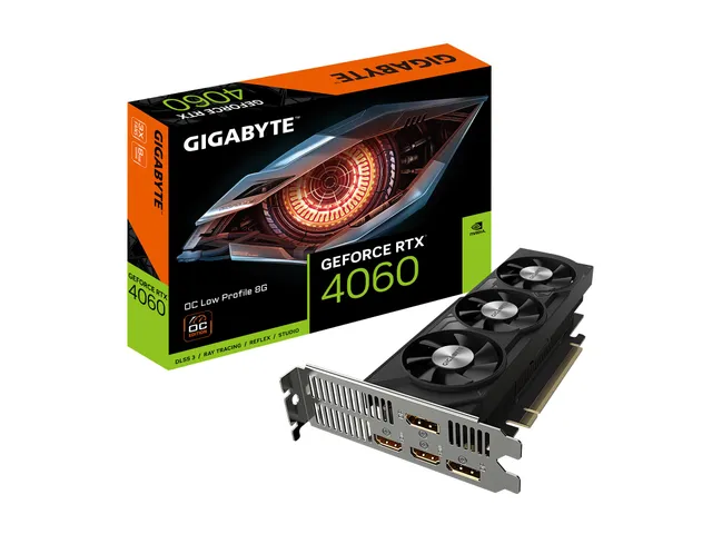 GIGABYTE GeForce RTX 4060 OC Low Profile 8G Scheda Video 8GB