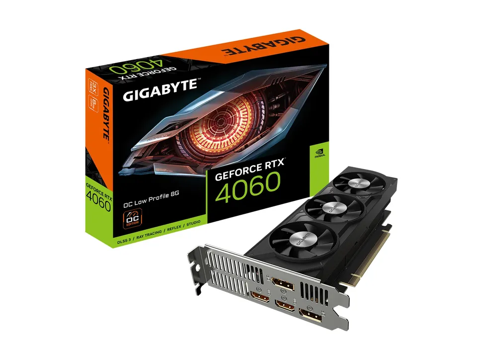 GIGABYTE GeForce RTX 4060 OC Low Profile 8G Scheda Video 8GB