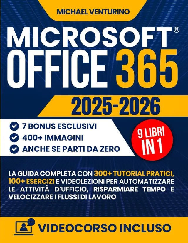 Microsoft Office 365 guida libro 300 tutorial esercizi