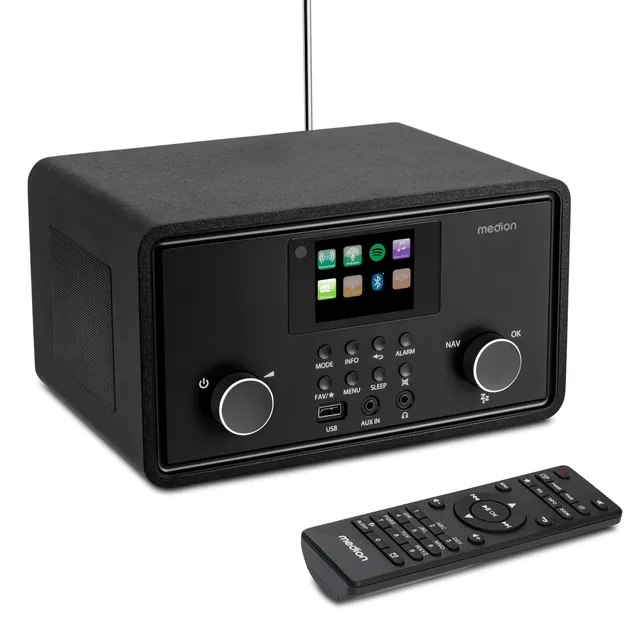 MEDION Life P85027 radio internet DAB+ nero Bluetooth