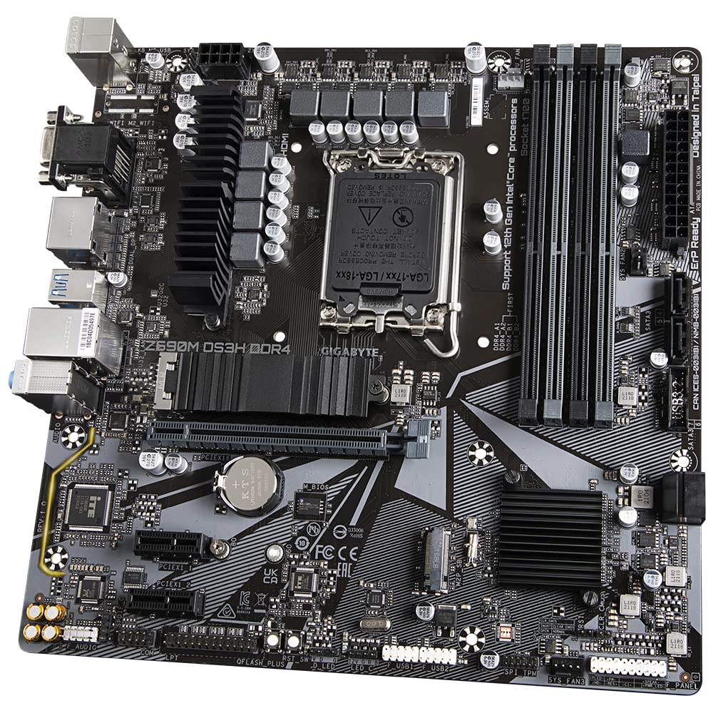 Gigabyte Z690M DS3H scheda madre DDR4
