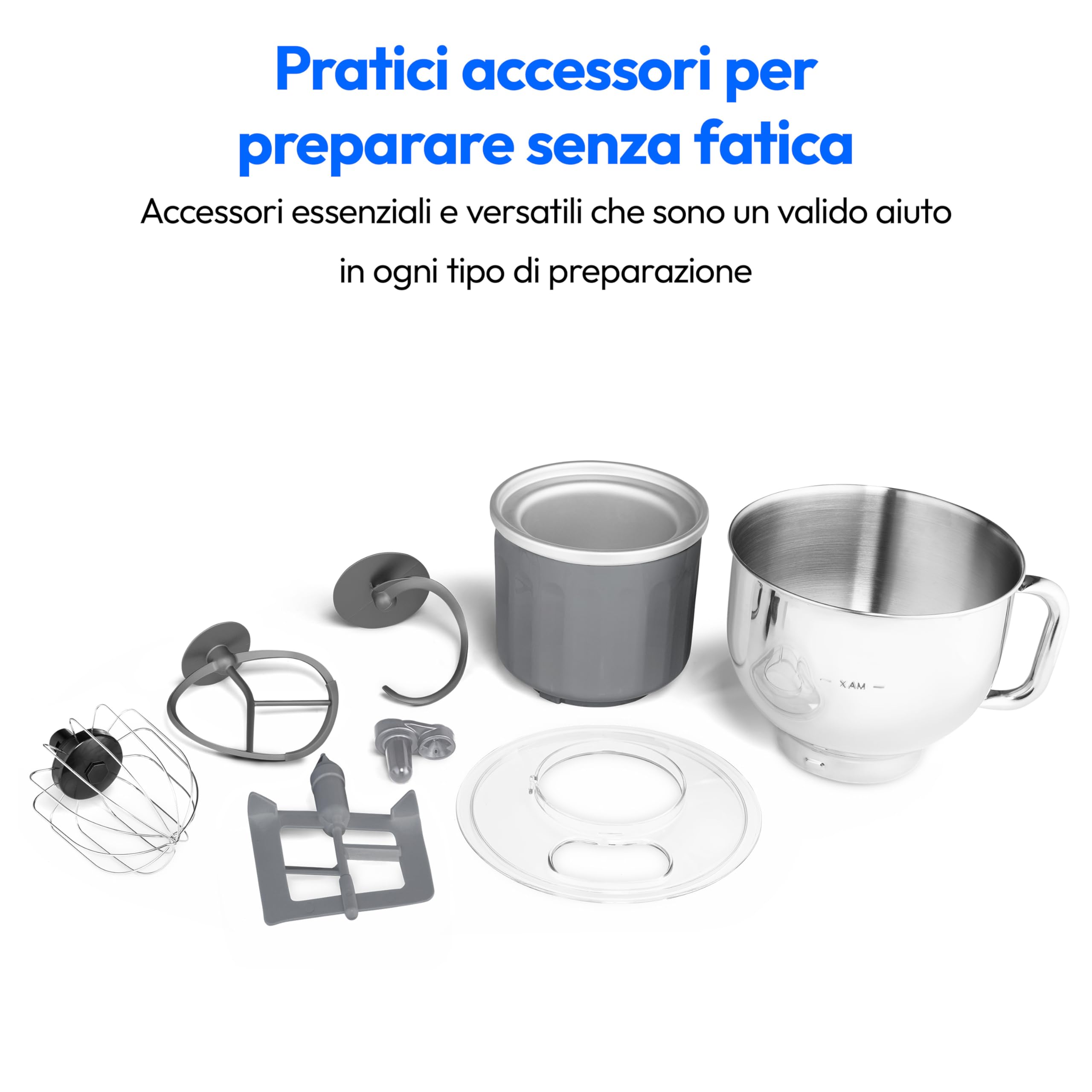 MEDION MD18420 robot da cucina 5 litri antracite gelato
