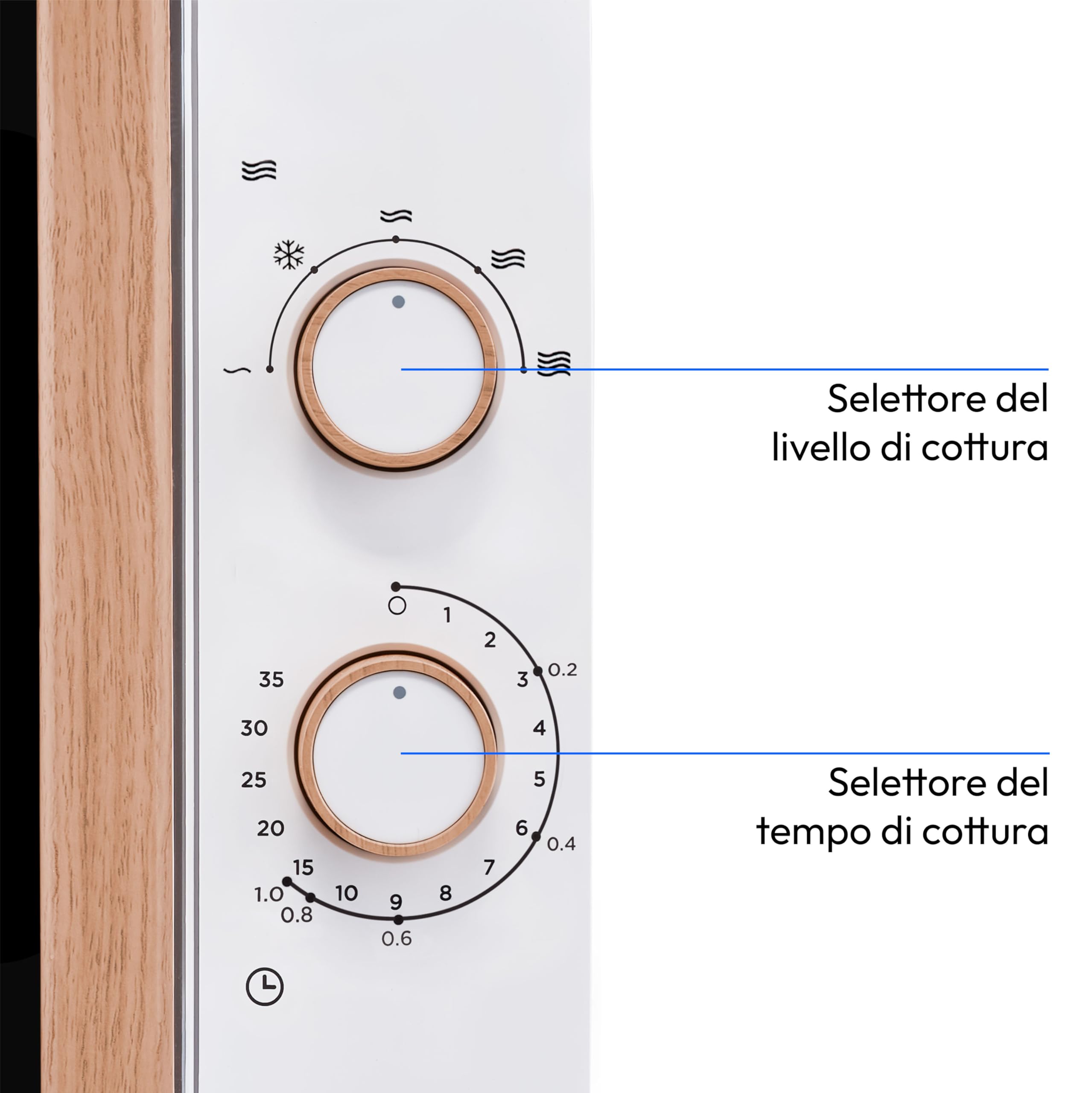 MEDION MD 10596 microonde 20L 700W effetto legno bianco