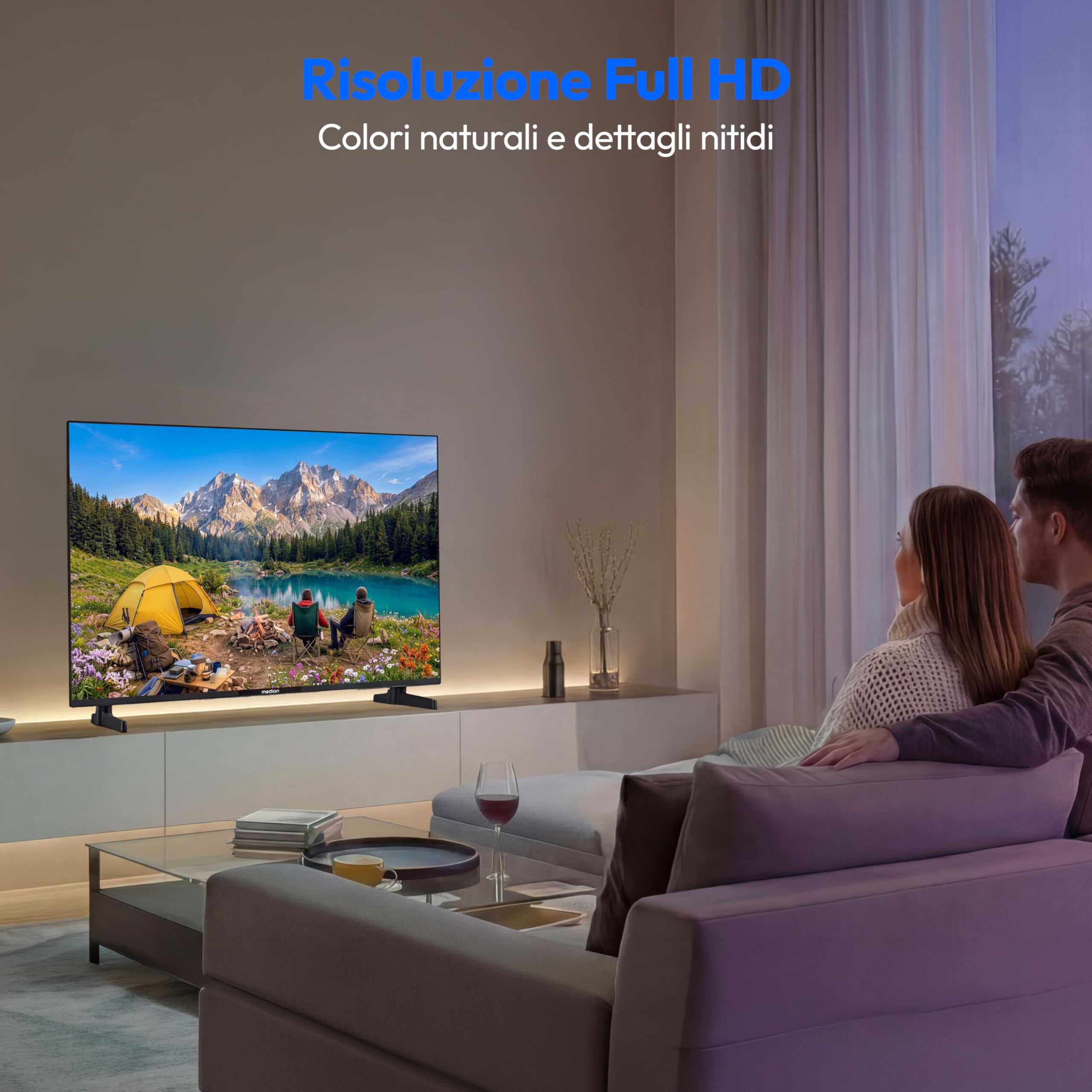 Medion P14031 Smart TV 40 Pollici Full HD Android HDR