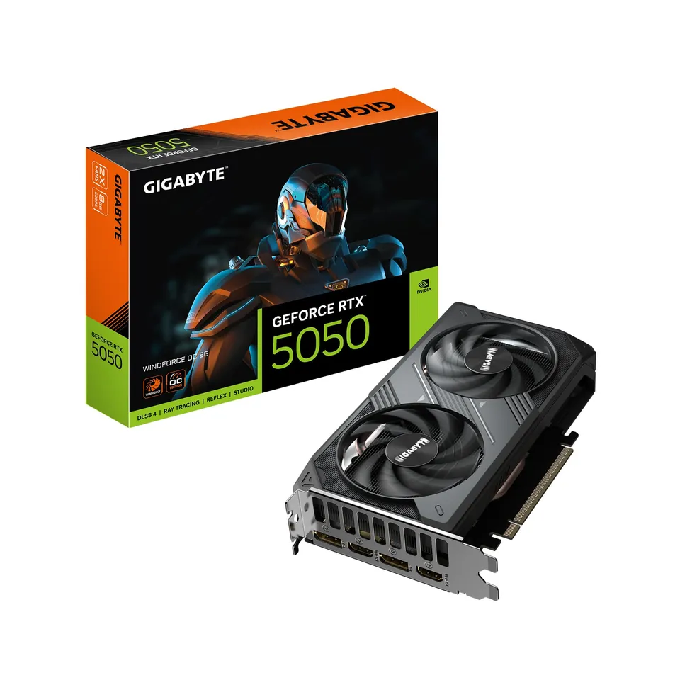 Gigabyte GeForce RTX 5050 WINDFORCE OC 8G scheda video 8GB GDDR6