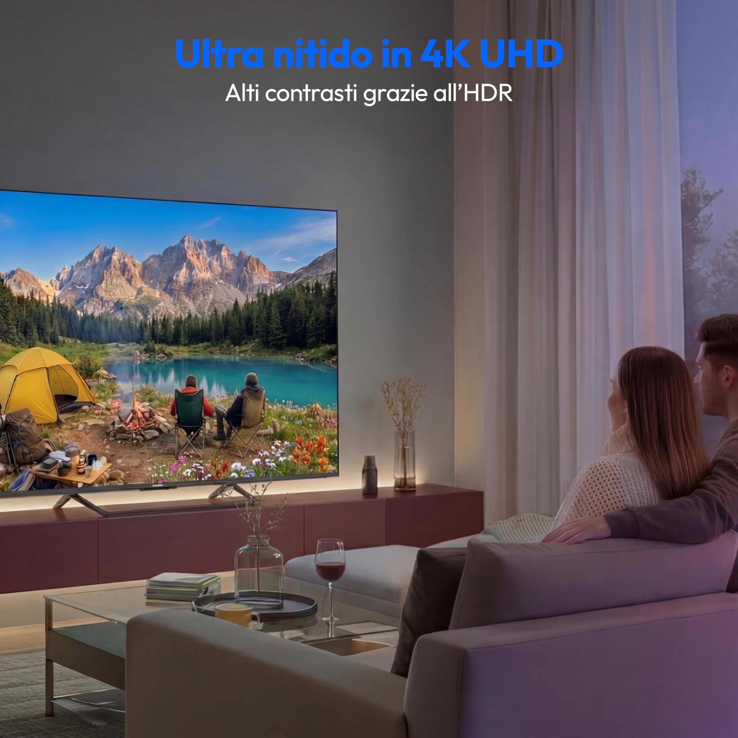 MEDION MD865302 smart TV 65 pollici Ultra HD Dolby Vision