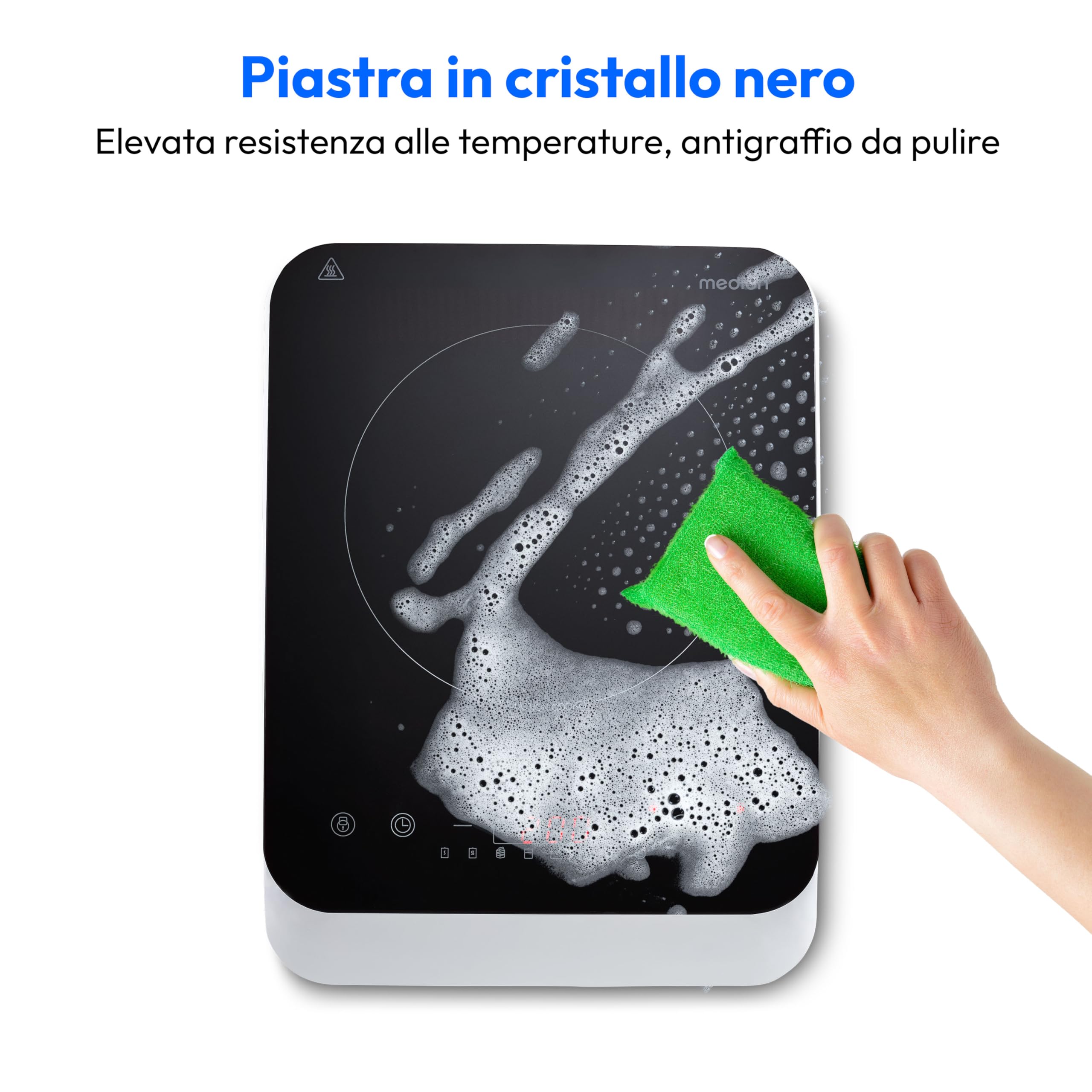 MEDION Piano cottura a induzione singolo 2000W touch LED