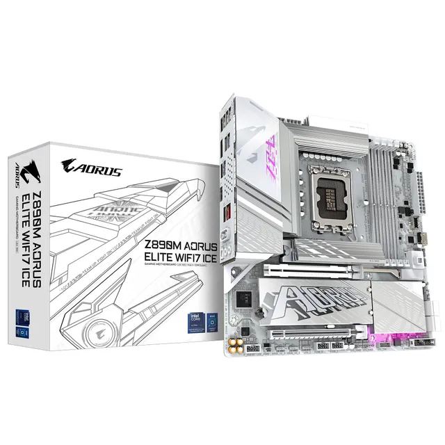 Gigabyte AORUS Z890M ELITE WIFI7 ICE scheda madre LGA1851 DDR5