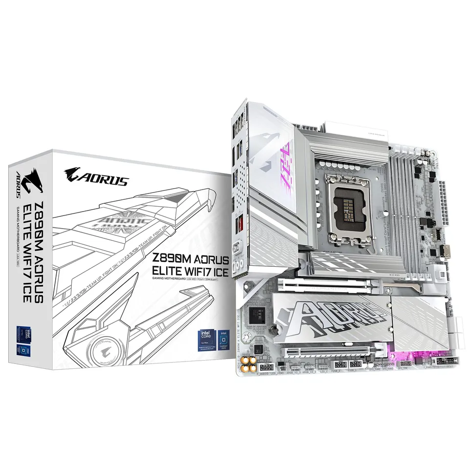 Gigabyte AORUS Z890M ELITE WIFI7 ICE scheda madre LGA1851 DDR5