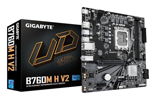 GIGABYTE B760M H V2 scheda madre LGA1700 DDR5 M.2