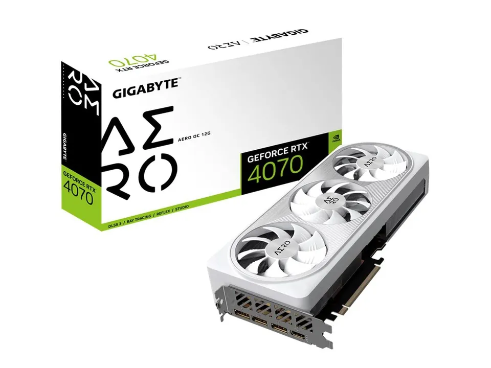 Gigabyte RTX 4070 AERO OC 12GB scheda video GDDR6X