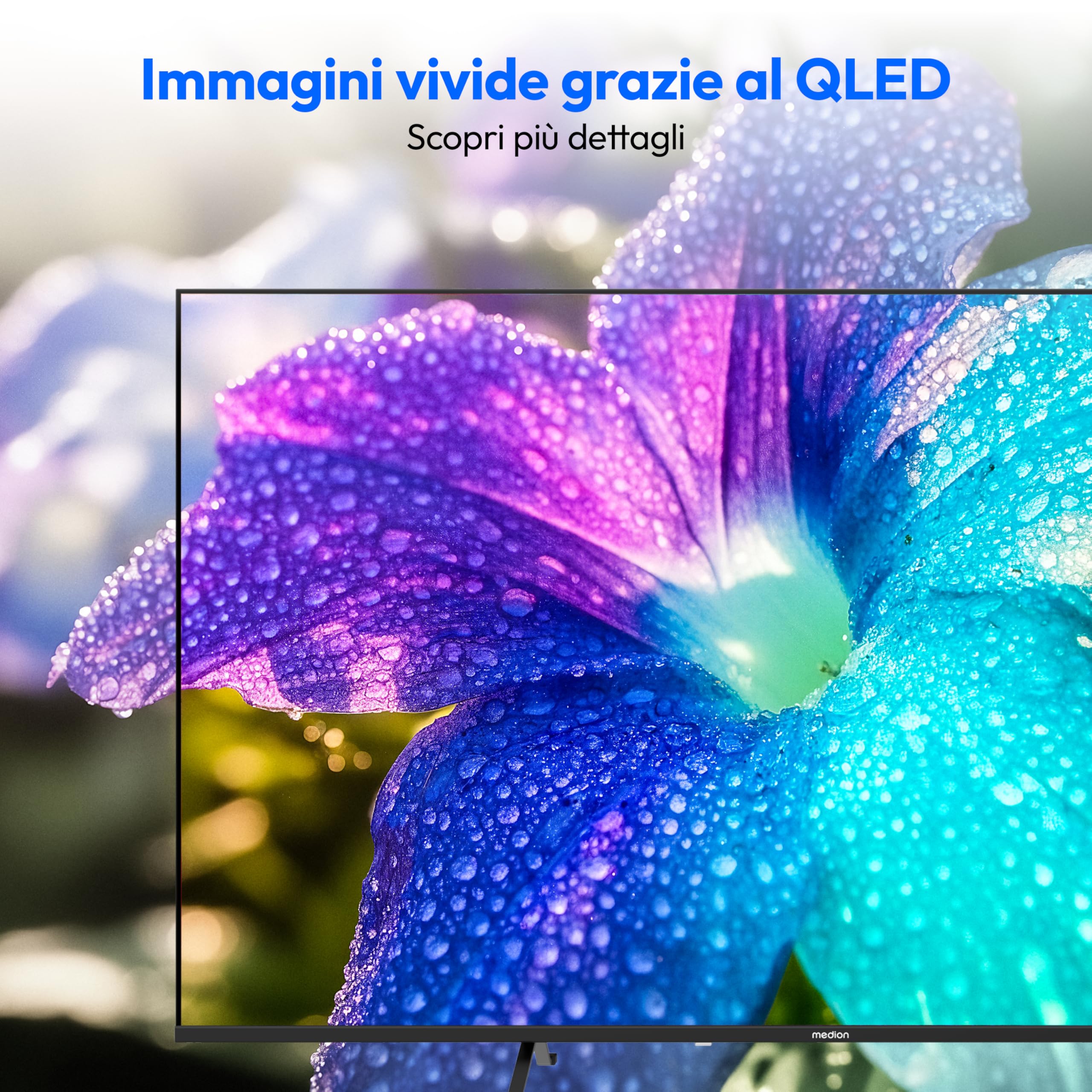MEDION MD843602 Smart TV 43" QLED 4K Dolby Vision Atmos