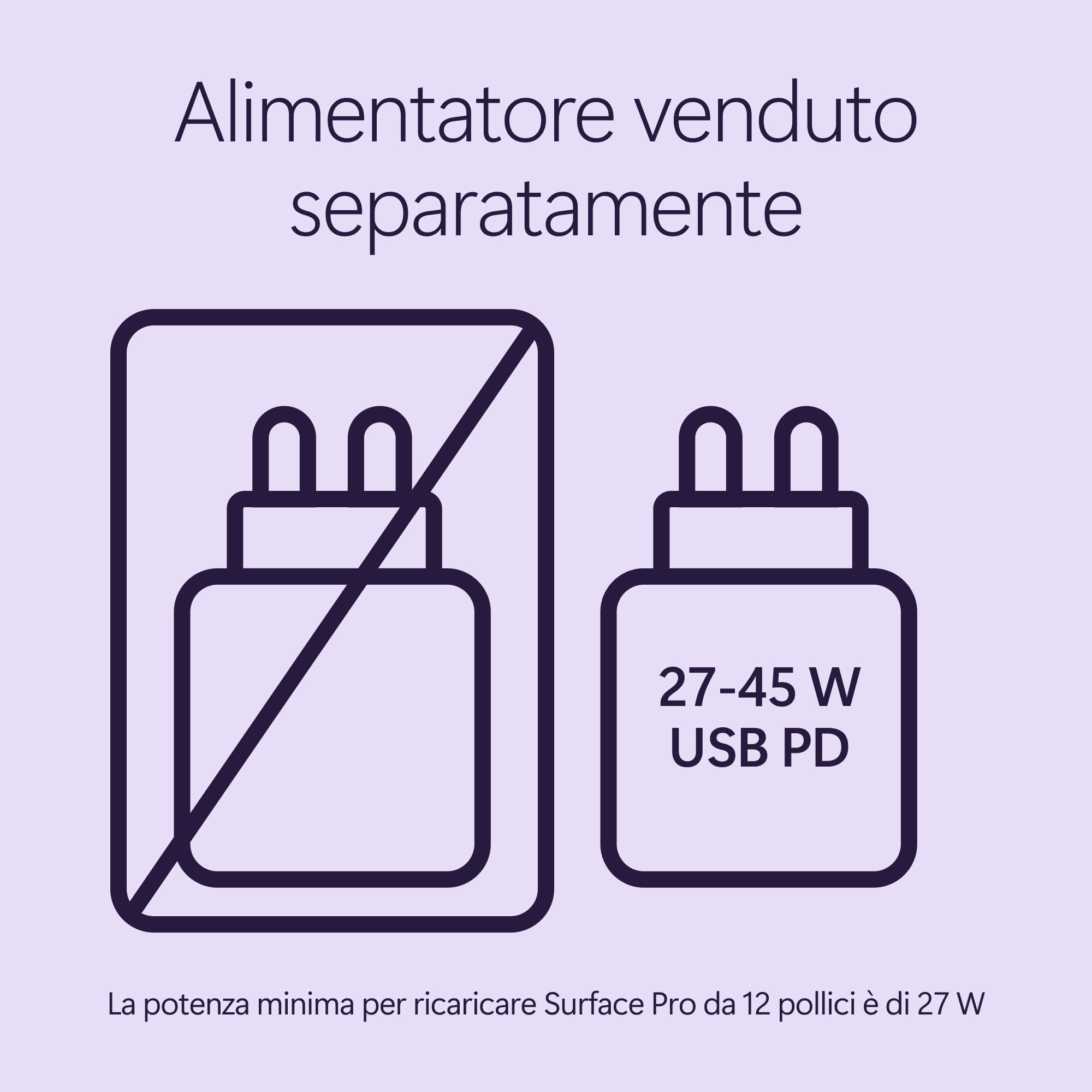 Microsoft Surface Pro 12" tablet Snapdragon X2 Plus viola 256GB