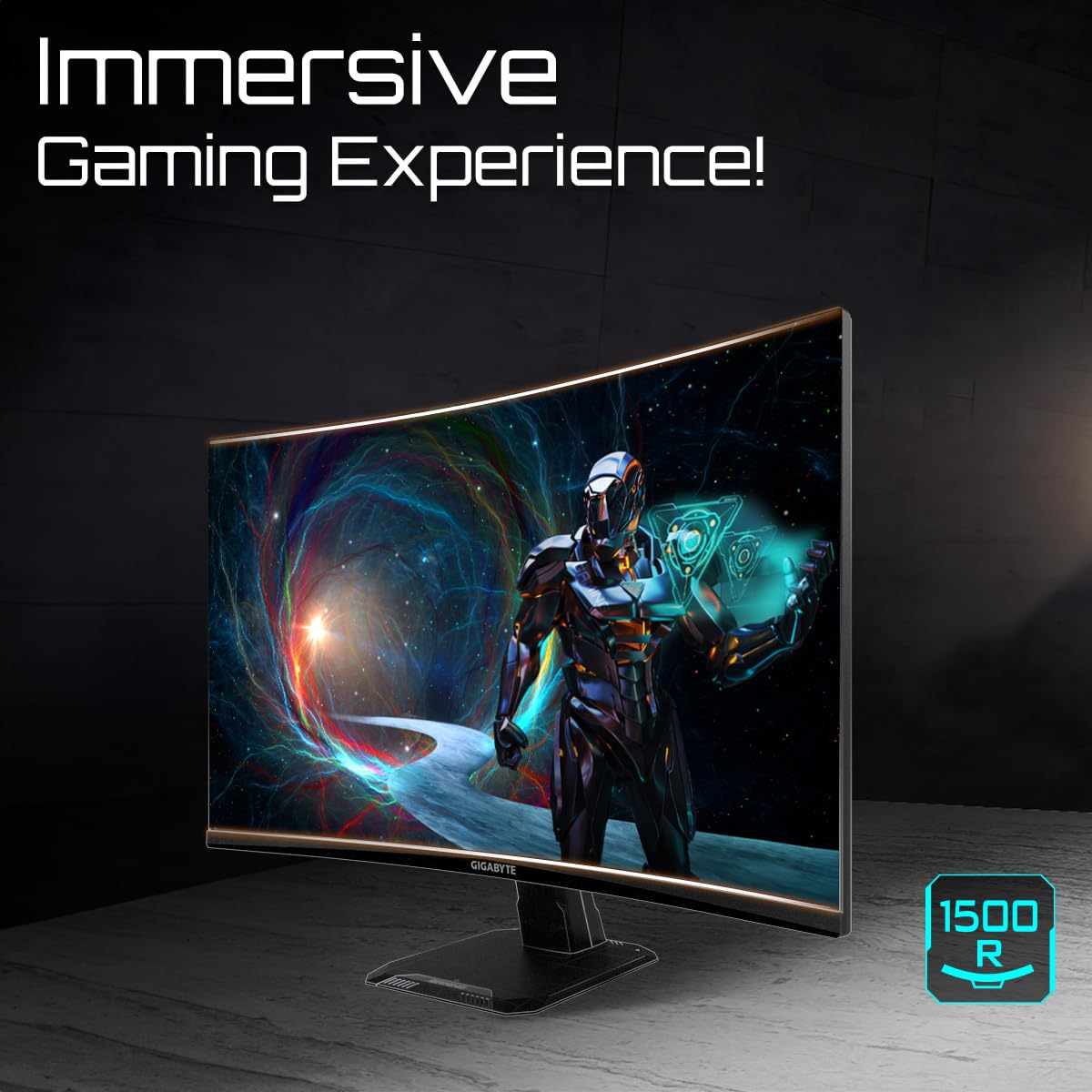 GIGABYTE GS27QCA monitor curvo 27 QHD 180Hz