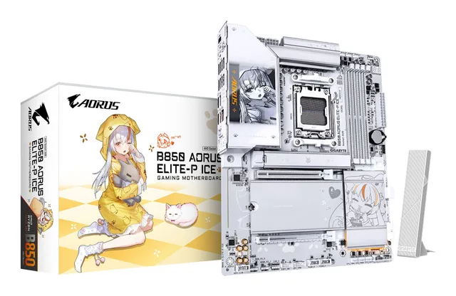 Gigabyte B850 Aorus Elite-P Ice scheda madre AM5 bianca