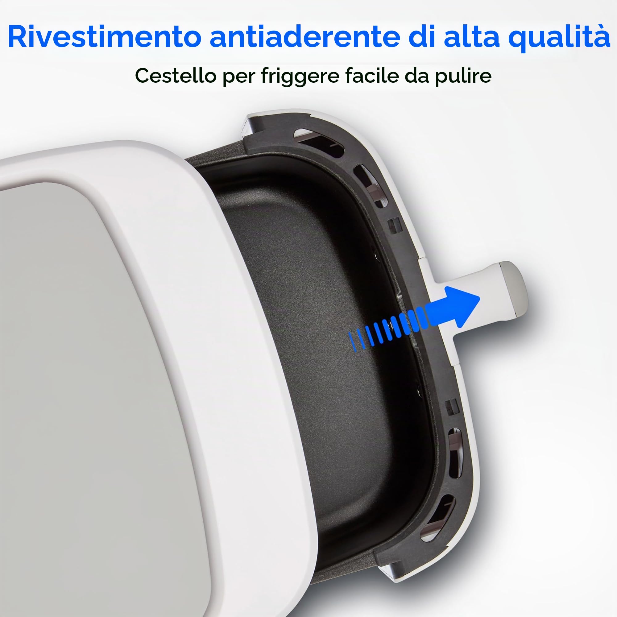MEDION P10 XL MD11750 friggitrice ad aria 6,8L bianca XXL